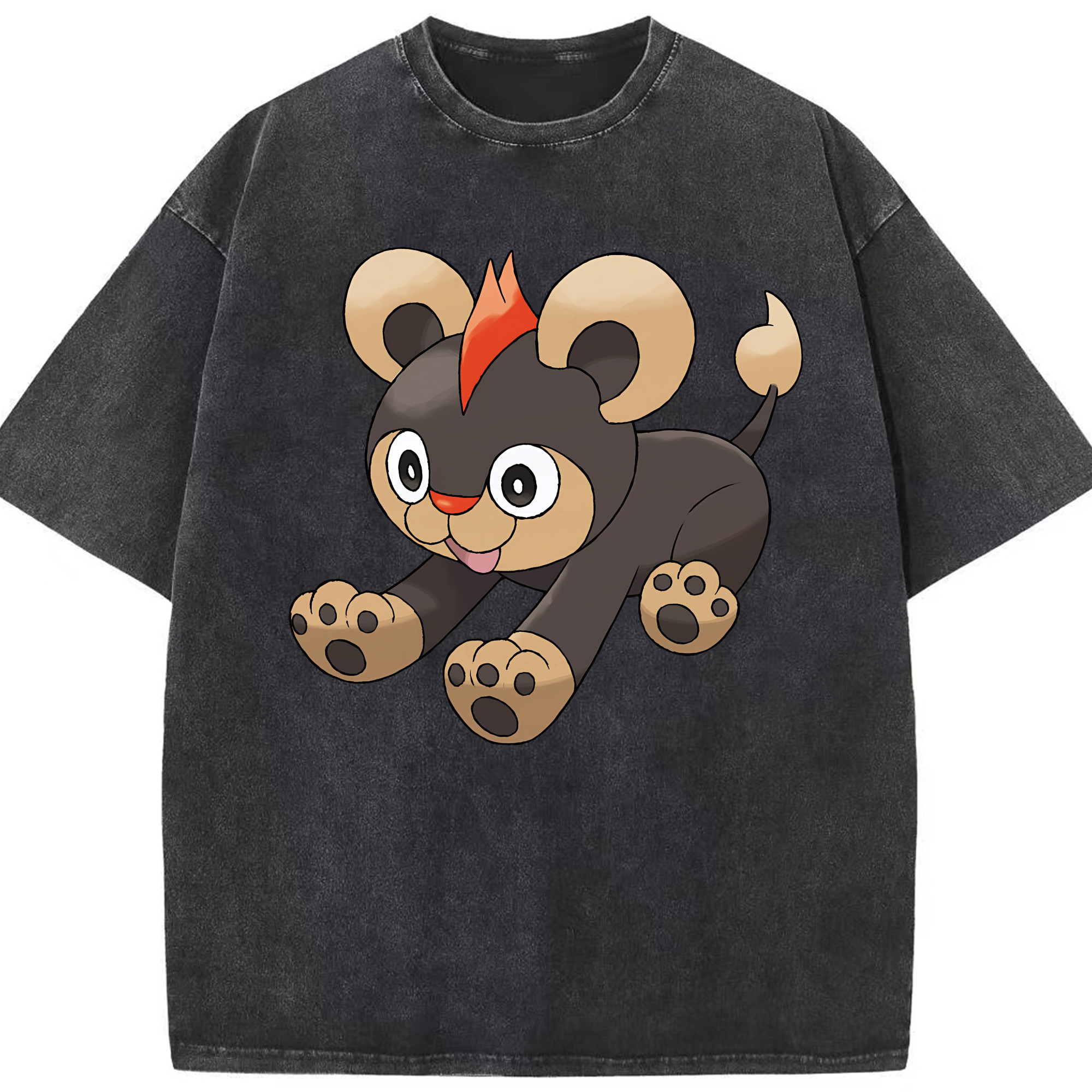 （画像用） ポケットモンスター Pokémon 綿100% ヴィンテージ風 半袖Tシャツ（フロントプリント）