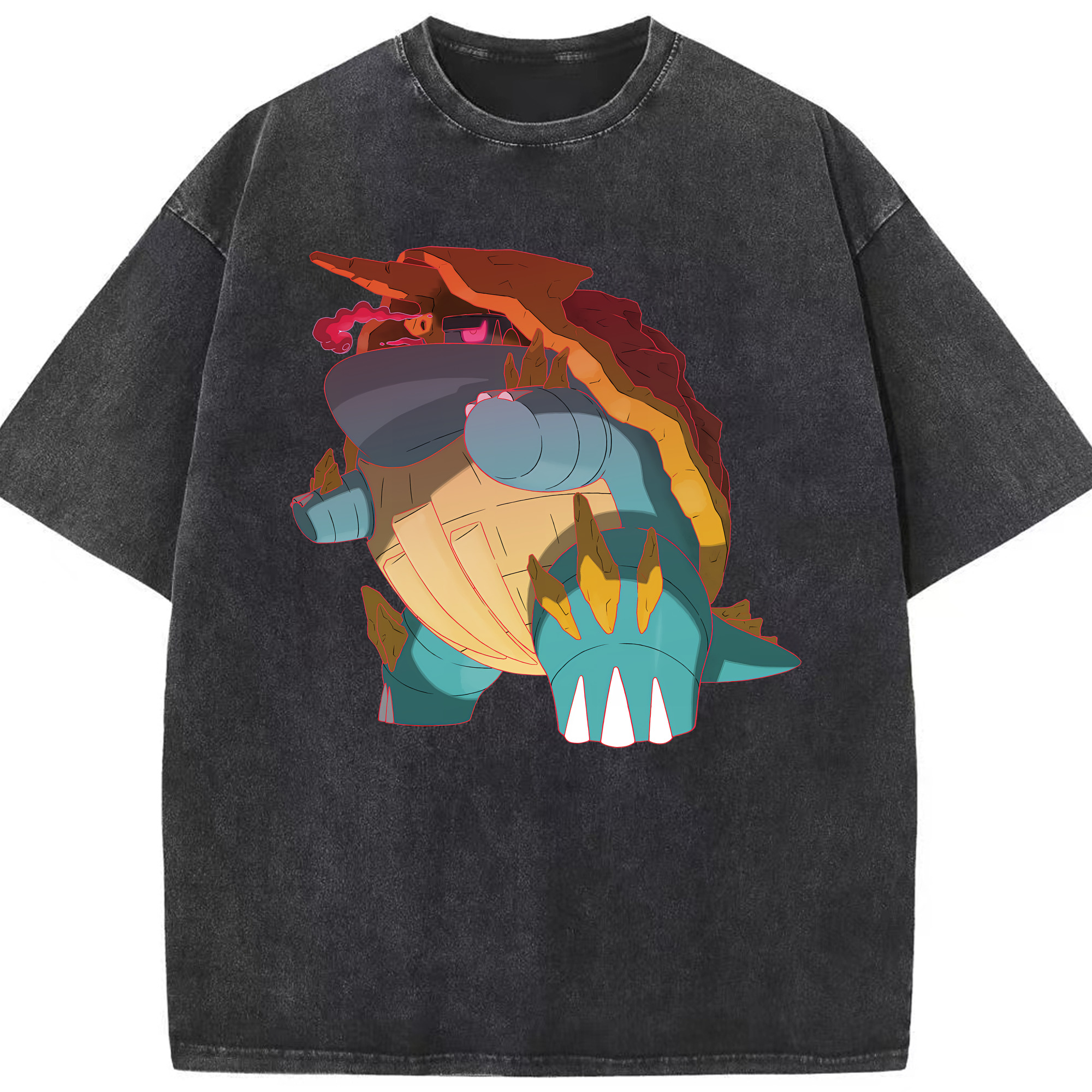 （画像用） ポケットモンスター Pokémon 綿100% ヴィンテージ風 半袖Tシャツ（フロントプリント）
