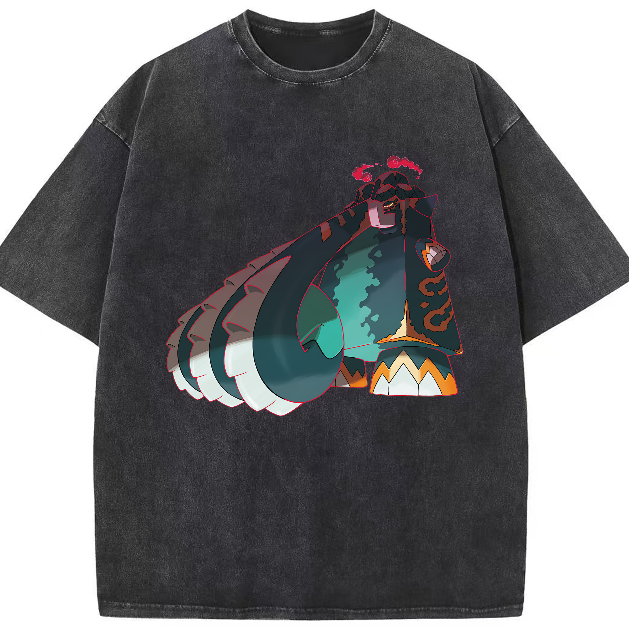 （画像用） ポケットモンスター Pokémon 綿100% ヴィンテージ風 半袖Tシャツ（フロントプリント）