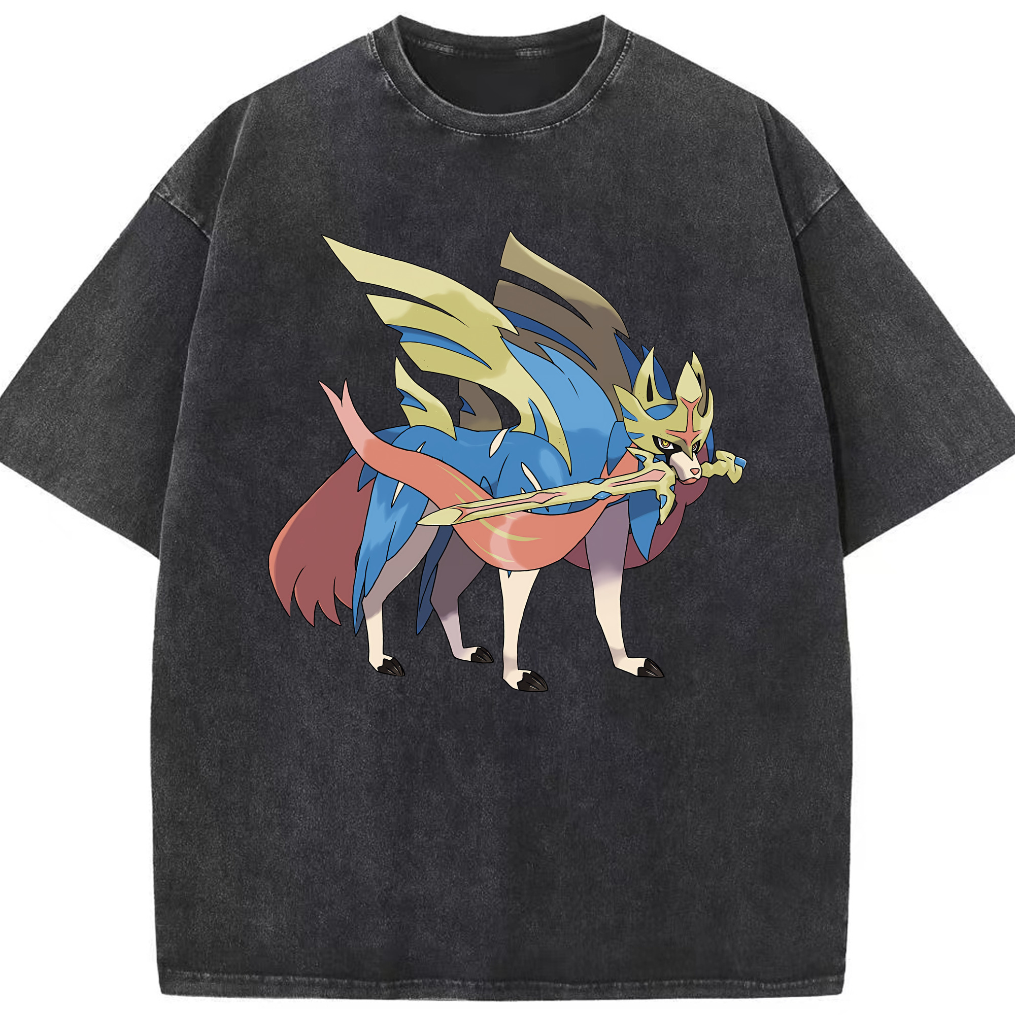 （画像用） ポケットモンスター Pokémon 綿100% ヴィンテージ風 半袖Tシャツ（フロントプリント）