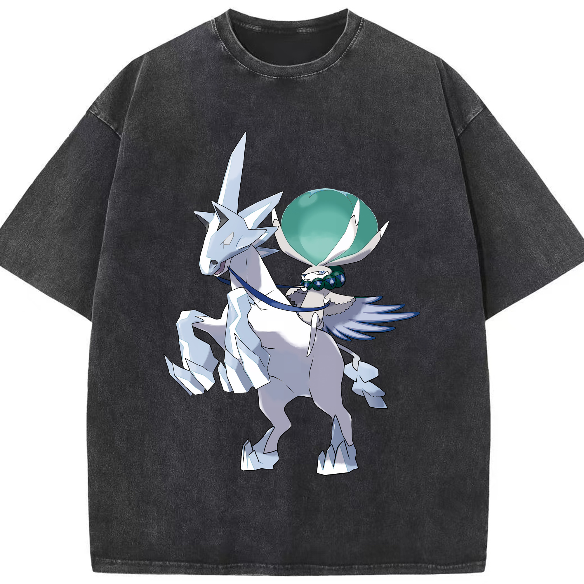 （画像用） ポケットモンスター Pokémon 綿100% ヴィンテージ風 半袖Tシャツ（フロントプリント）
