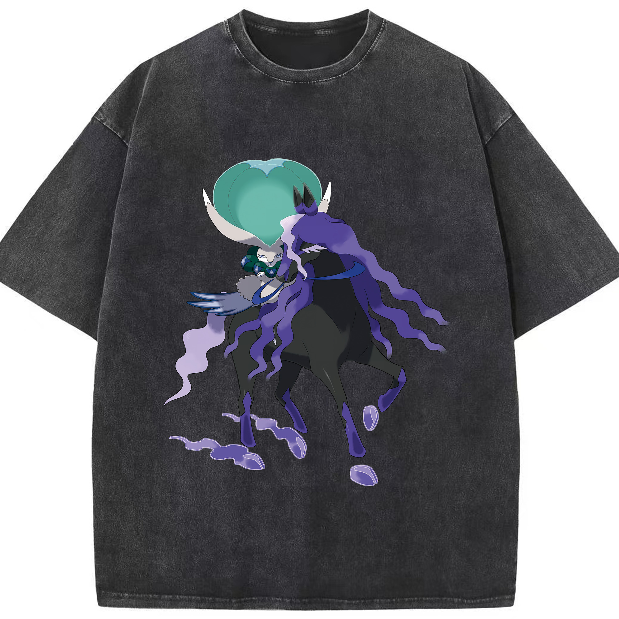 （画像用） ポケットモンスター Pokémon 綿100% ヴィンテージ風 半袖Tシャツ（フロントプリント）