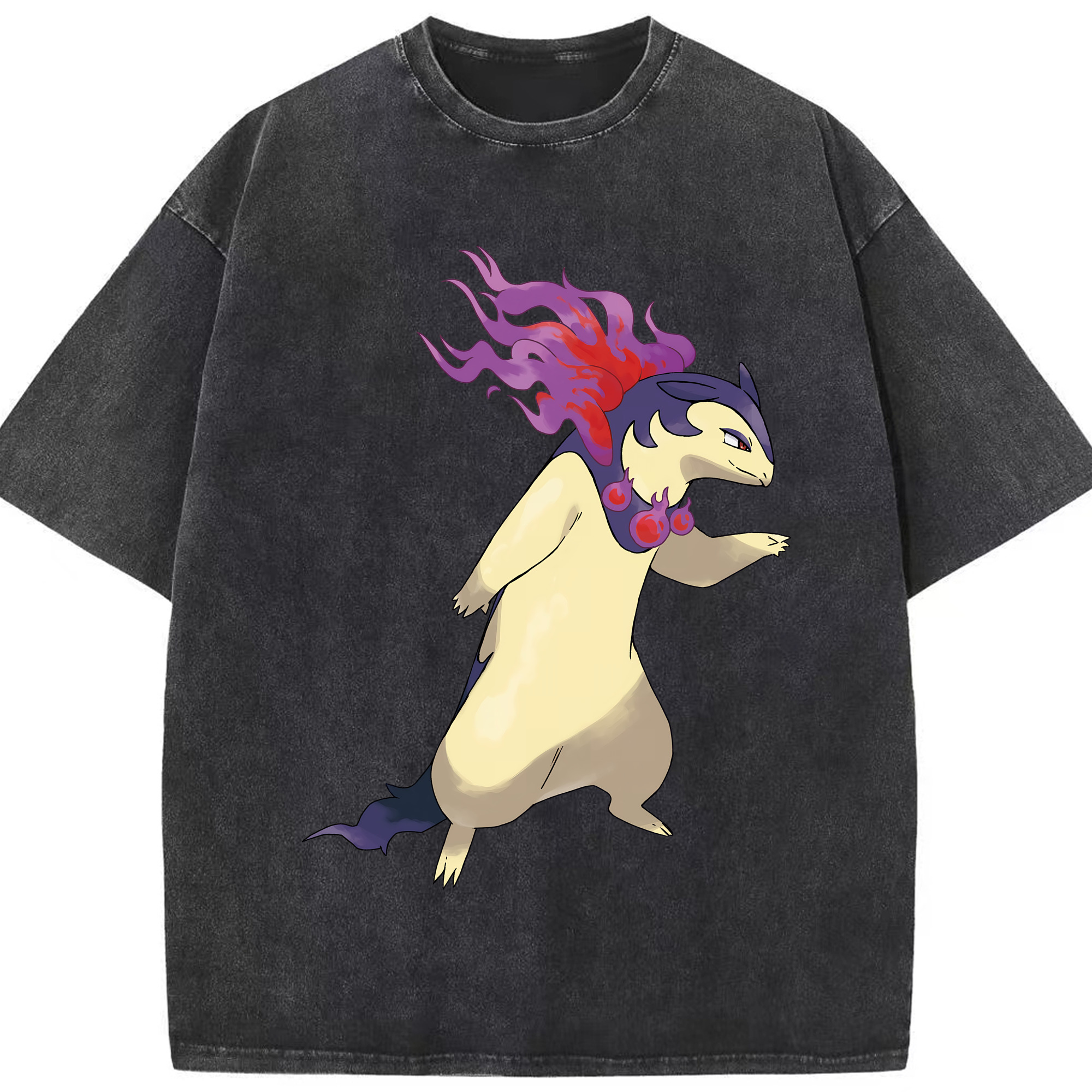 （画像用） ポケットモンスター Pokémon 綿100% ヴィンテージ風 半袖Tシャツ（フロントプリント）