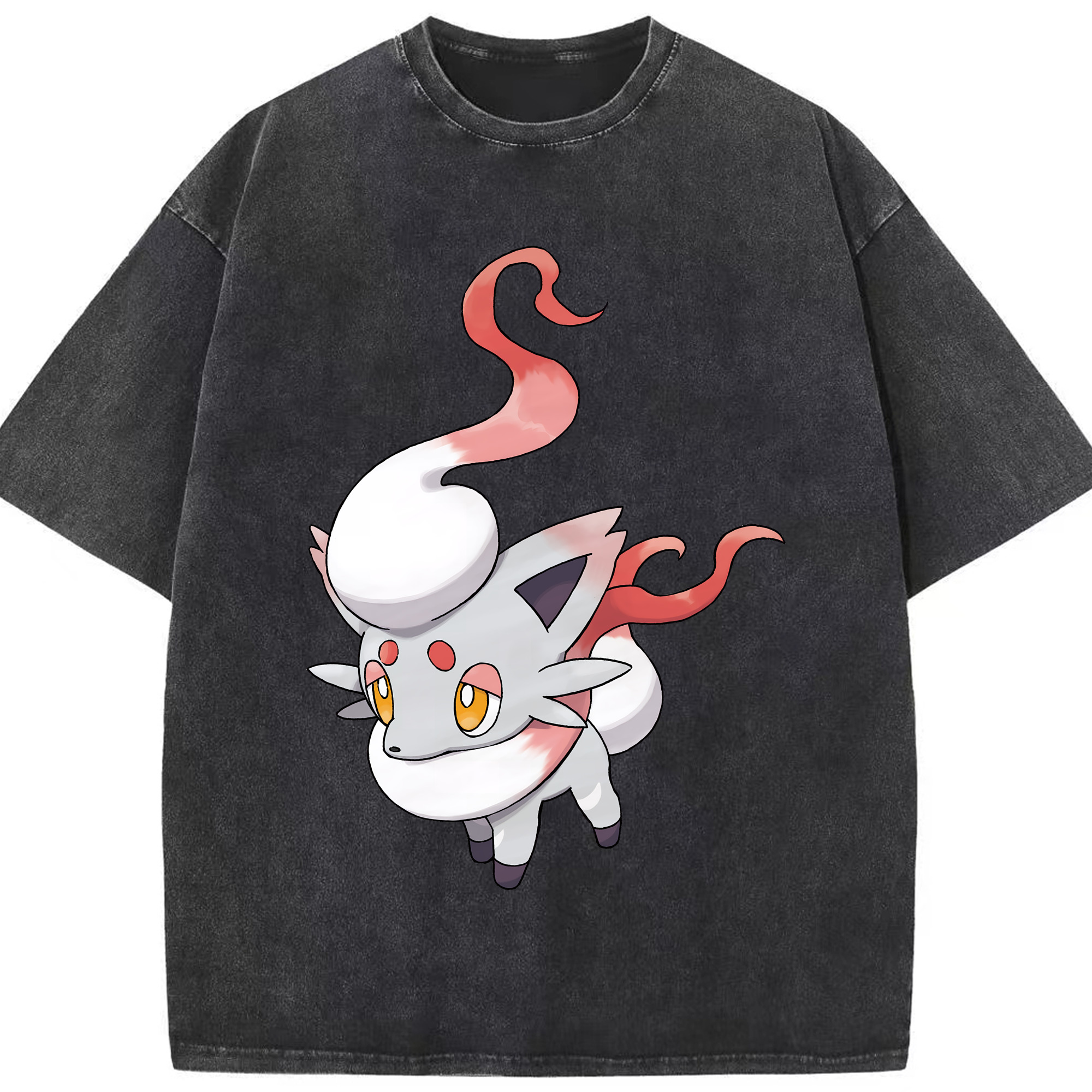 （画像用） ポケットモンスター Pokémon 綿100% ヴィンテージ風 半袖Tシャツ（フロントプリント）