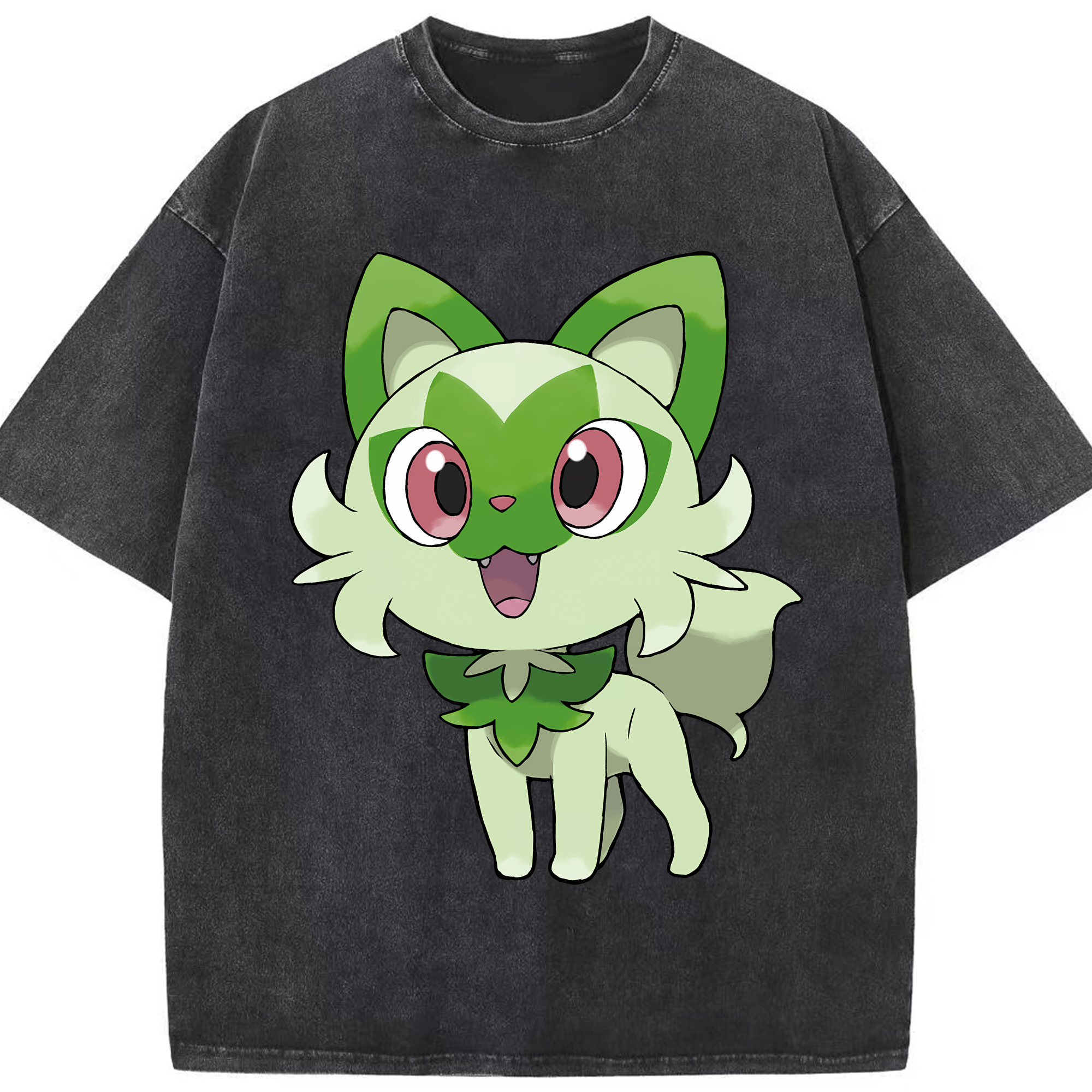 （画像用） ポケットモンスター Pokémon 綿100% ヴィンテージ風 半袖Tシャツ（フロントプリント）