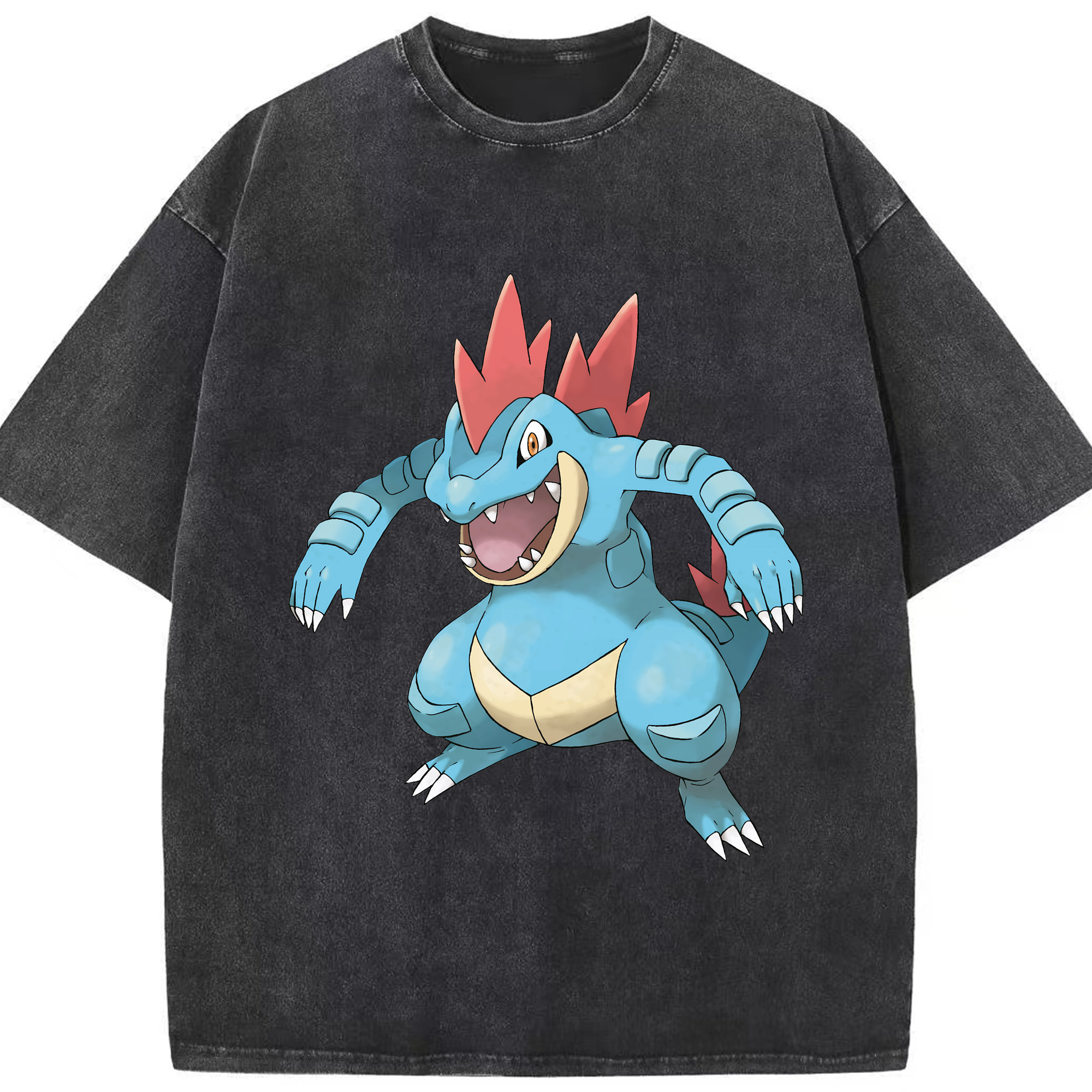 （画像用） ポケットモンスター Pokémon 綿100% ヴィンテージ風 半袖Tシャツ（フロントプリント）