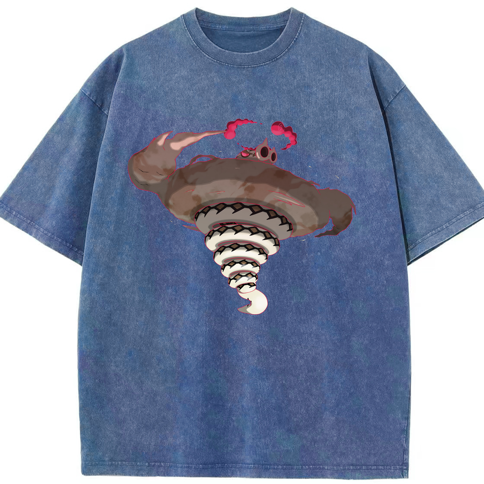 （画像用） ポケットモンスター Pokémon 綿100% ヴィンテージ風 半袖Tシャツ（フロントプリント）