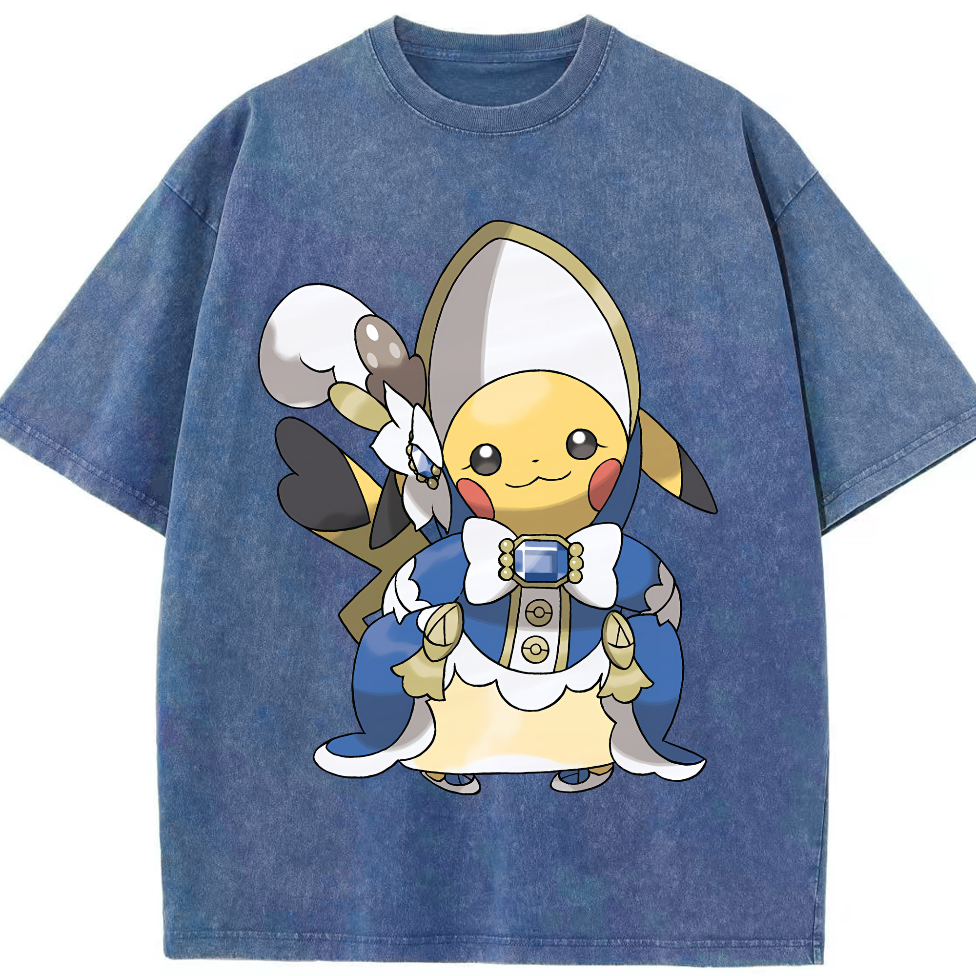 （画像用） ポケットモンスター Pokémon 綿100% ヴィンテージ風 半袖Tシャツ（フロントプリント）