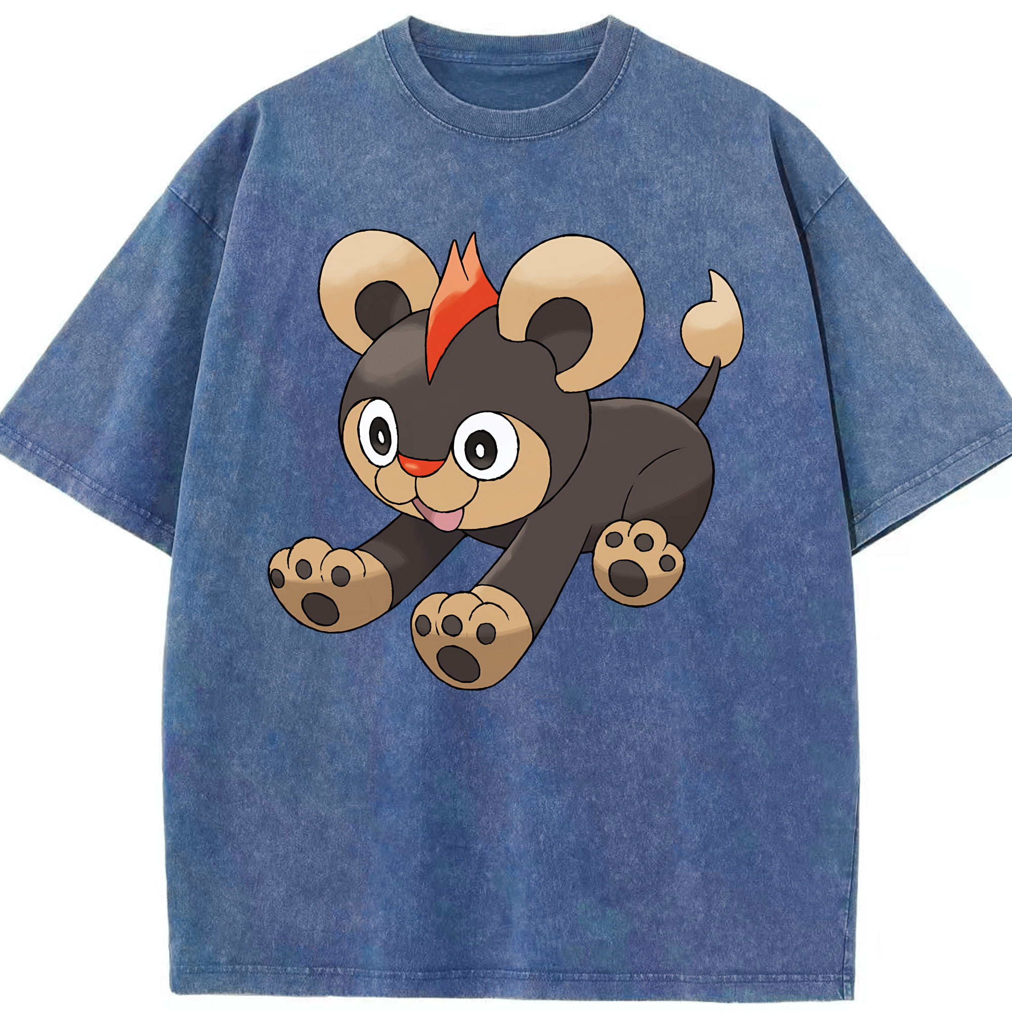（画像用） ポケットモンスター Pokémon 綿100% ヴィンテージ風 半袖Tシャツ（フロントプリント）