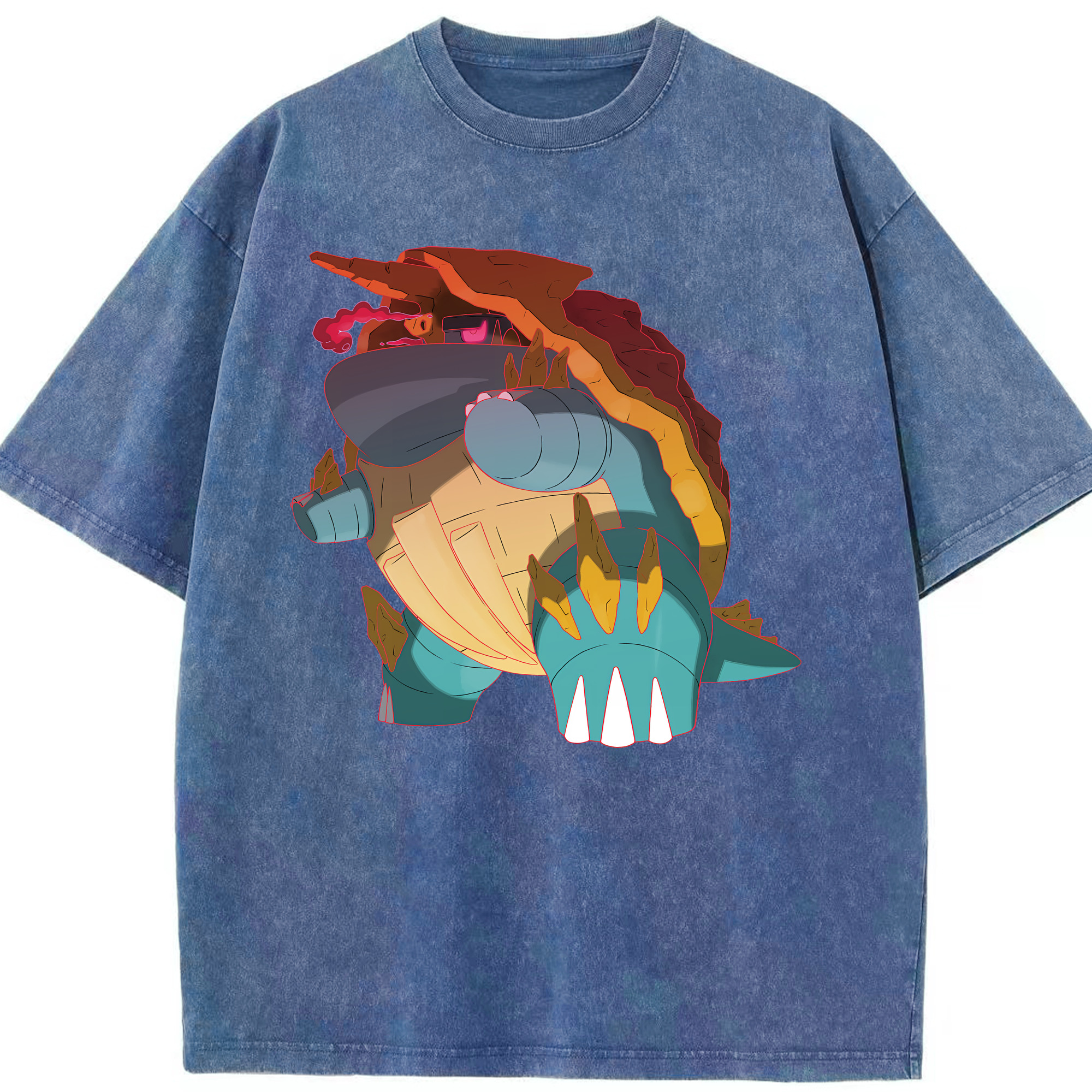 （画像用） ポケットモンスター Pokémon 綿100% ヴィンテージ風 半袖Tシャツ（フロントプリント）