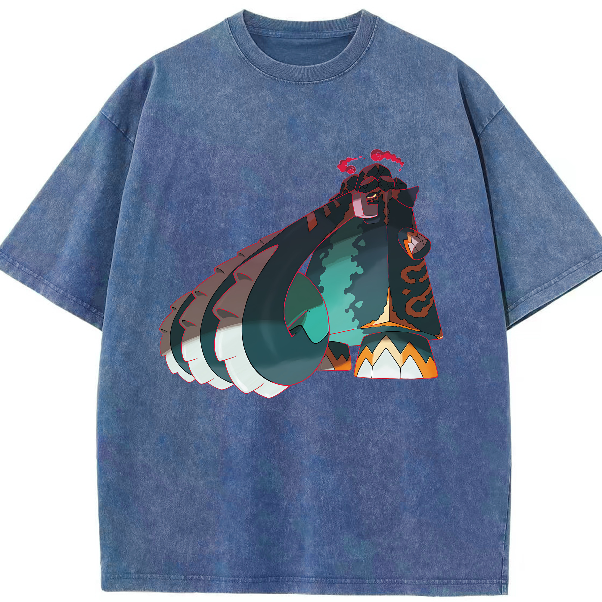 （画像用） ポケットモンスター Pokémon 綿100% ヴィンテージ風 半袖Tシャツ（フロントプリント）
