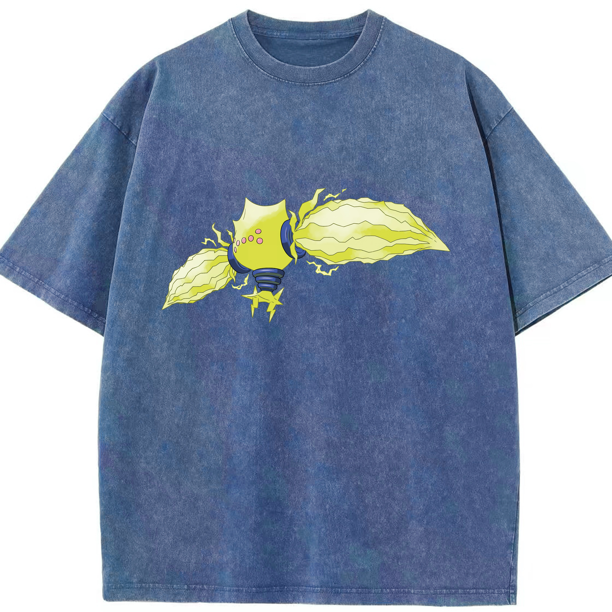 （画像用） ポケットモンスター Pokémon 綿100% ヴィンテージ風 半袖Tシャツ（フロントプリント）