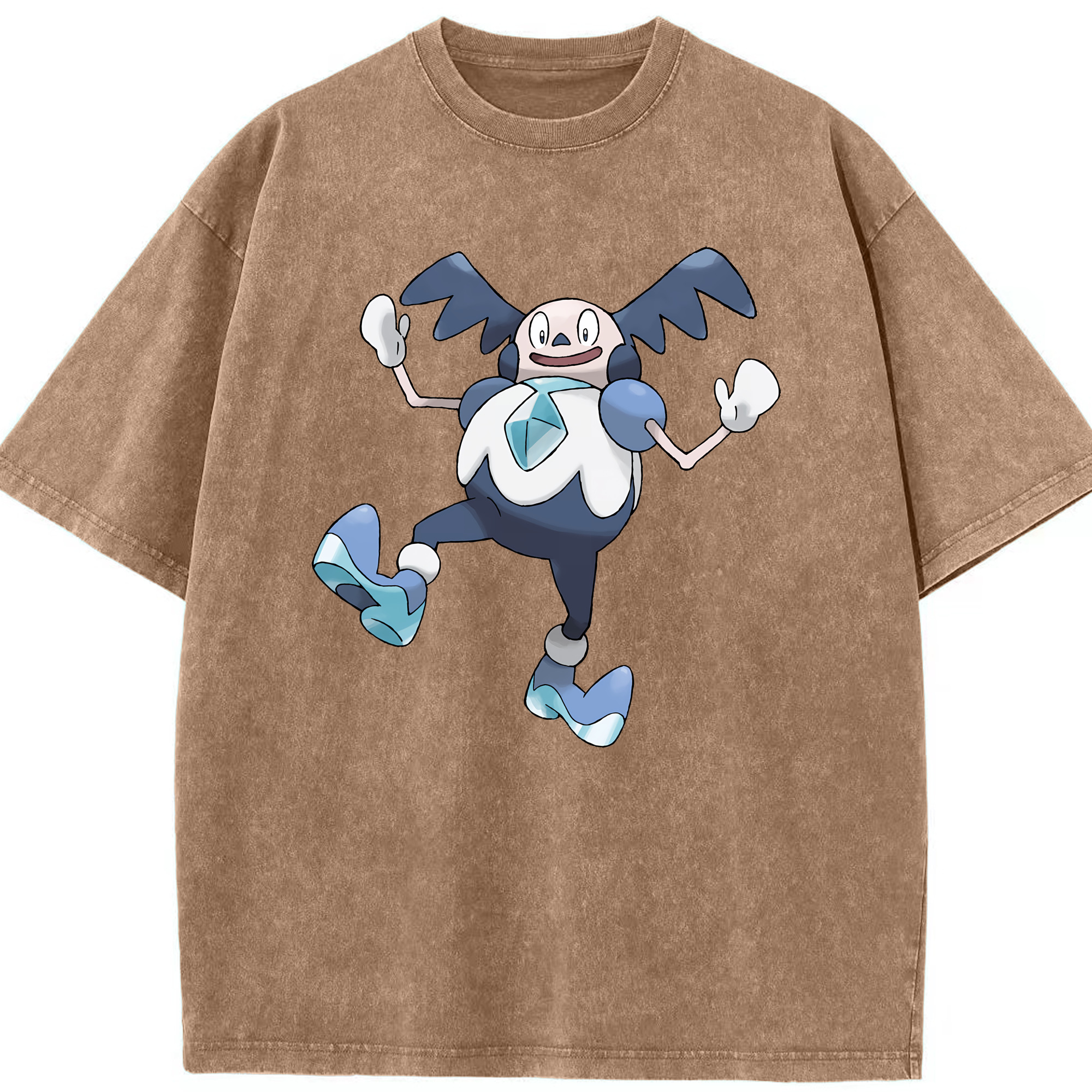 （画像用） ポケットモンスター Pokémon 綿100% ヴィンテージ風 半袖Tシャツ（フロントプリント）