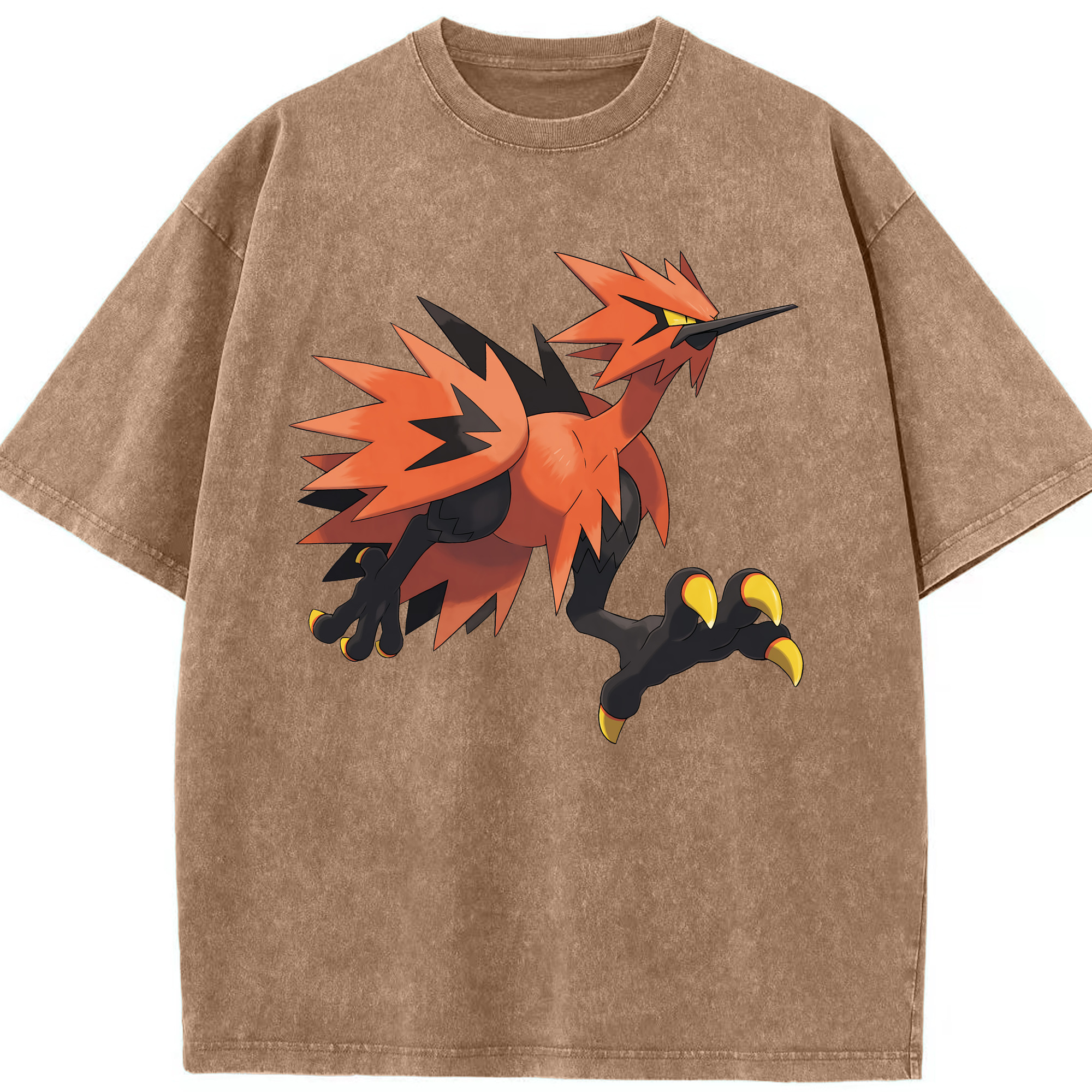 （画像用） ポケットモンスター Pokémon 綿100% ヴィンテージ風 半袖Tシャツ（フロントプリント）
