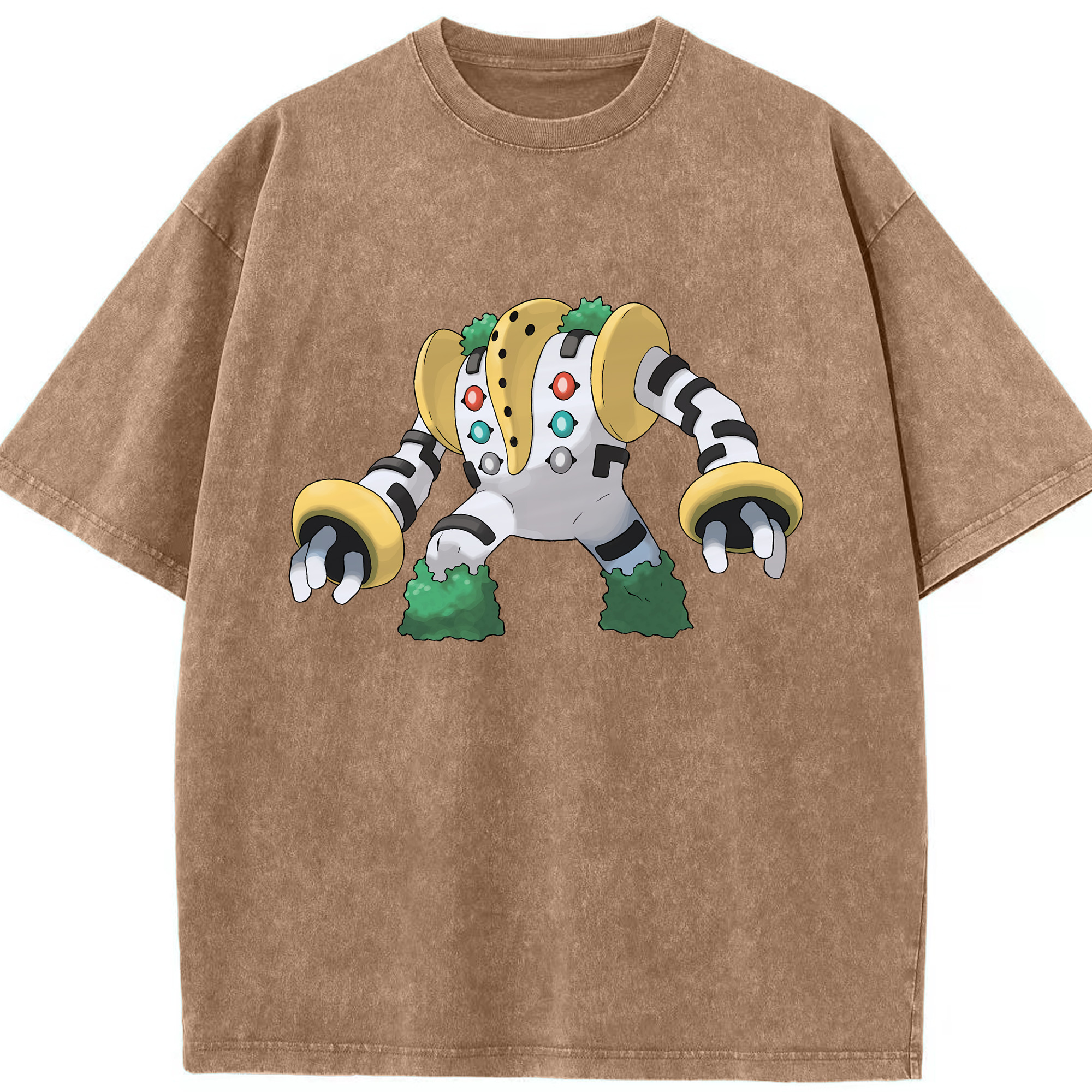 （画像用） ポケットモンスター Pokémon 綿100% ヴィンテージ風 半袖Tシャツ（フロントプリント）