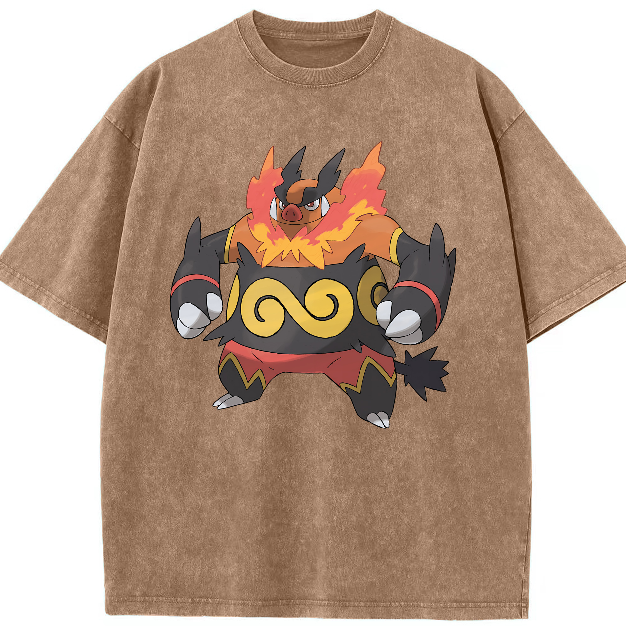 （画像用） ポケットモンスター Pokémon 綿100% ヴィンテージ風 半袖Tシャツ（フロントプリント）
