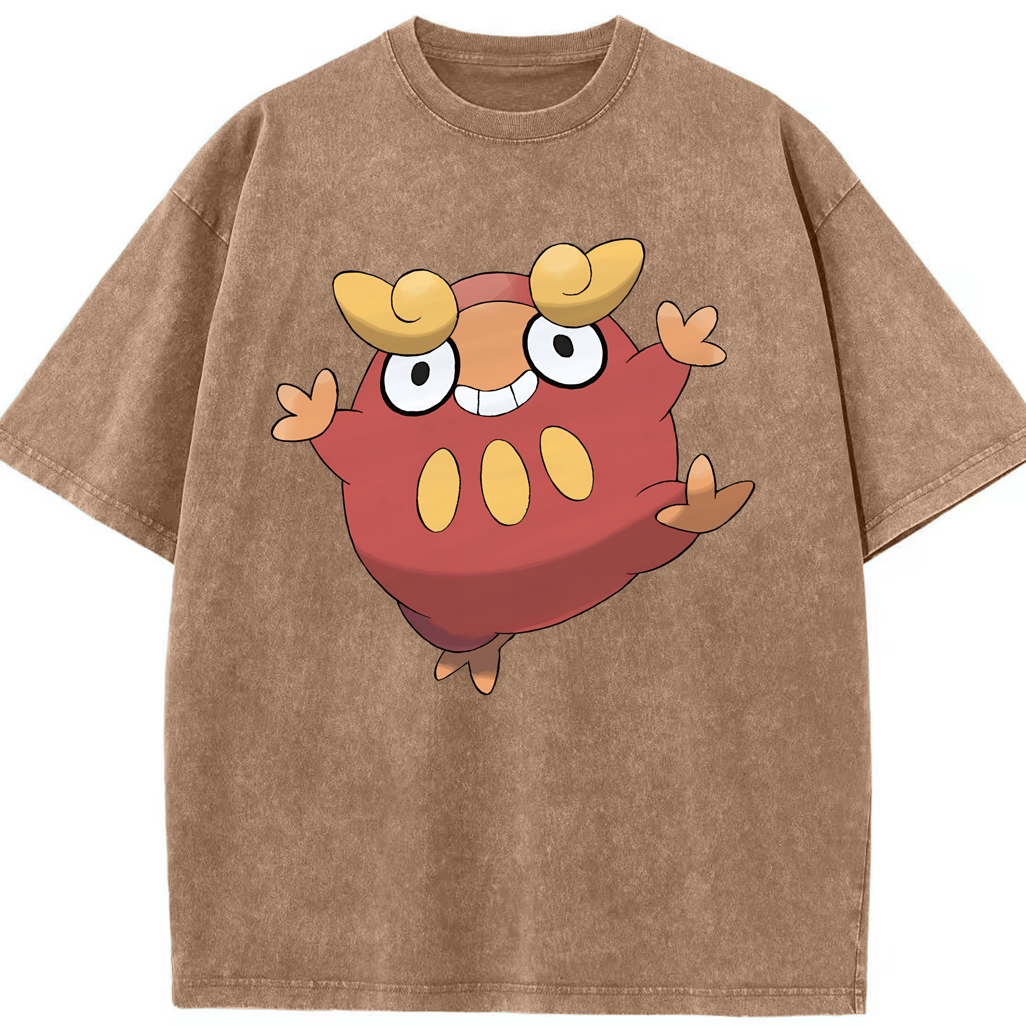 （画像用） ポケットモンスター Pokémon 綿100% ヴィンテージ風 半袖Tシャツ（フロントプリント）