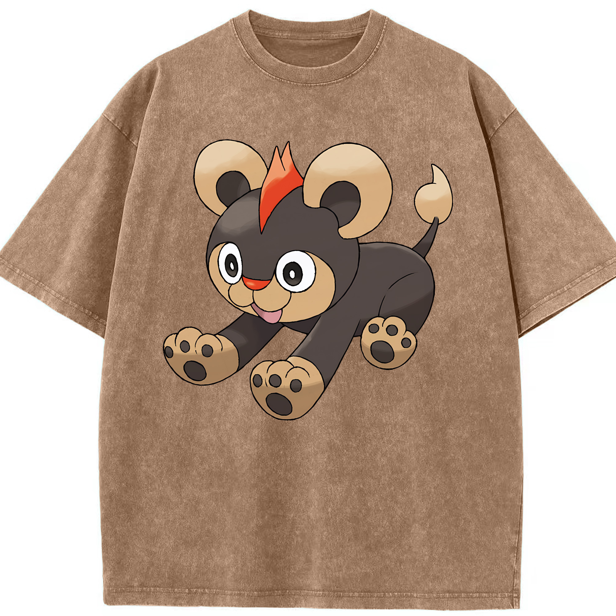 （画像用） ポケットモンスター Pokémon 綿100% ヴィンテージ風 半袖Tシャツ（フロントプリント）