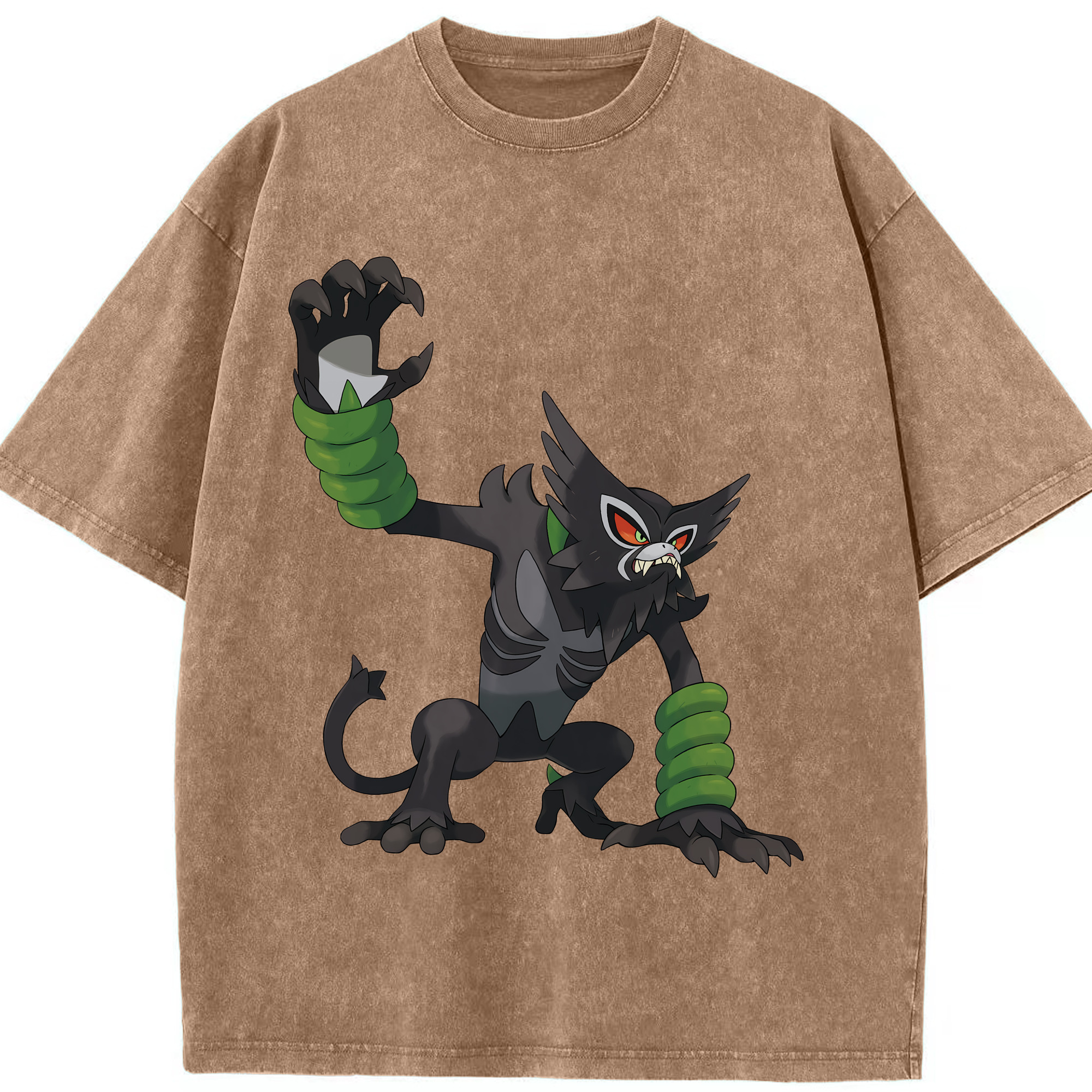 （画像用） ポケットモンスター Pokémon 綿100% ヴィンテージ風 半袖Tシャツ（フロントプリント）