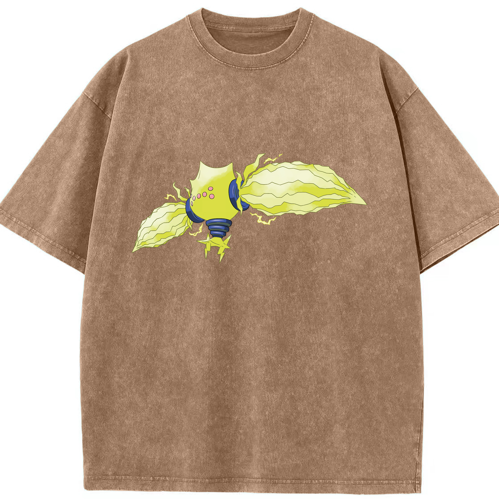 （画像用） ポケットモンスター Pokémon 綿100% ヴィンテージ風 半袖Tシャツ（フロントプリント）