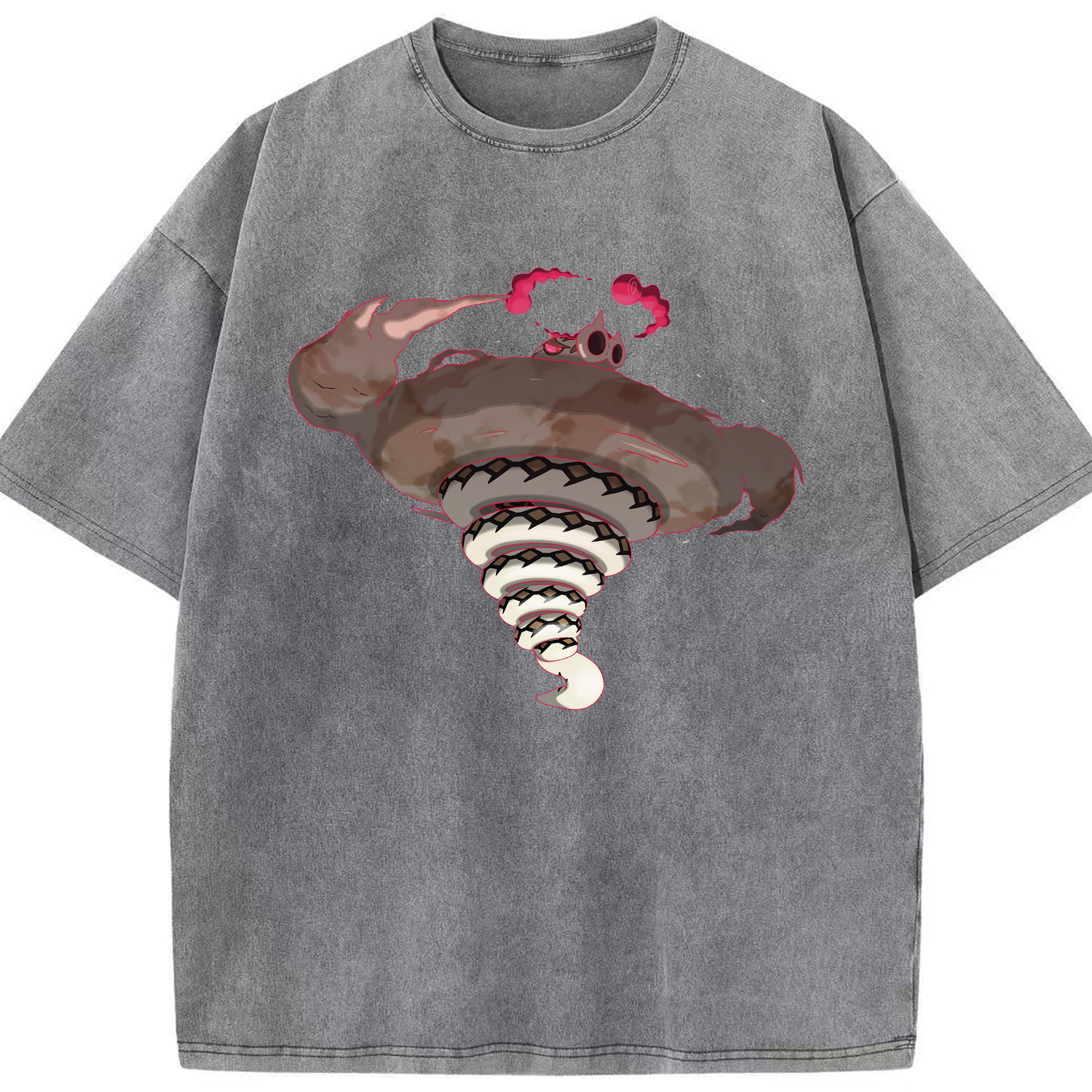 （画像用） ポケットモンスター Pokémon 綿100% ヴィンテージ風 半袖Tシャツ（フロントプリント）