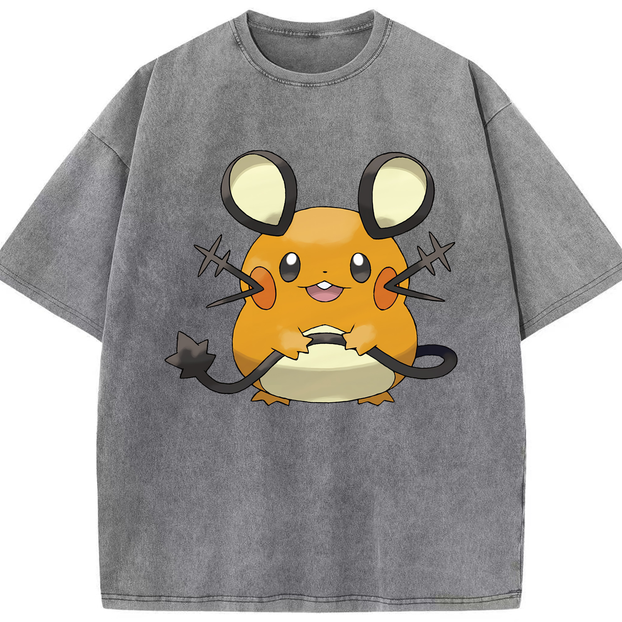 （画像用） ポケットモンスター Pokémon 綿100% ヴィンテージ風 半袖Tシャツ（フロントプリント）