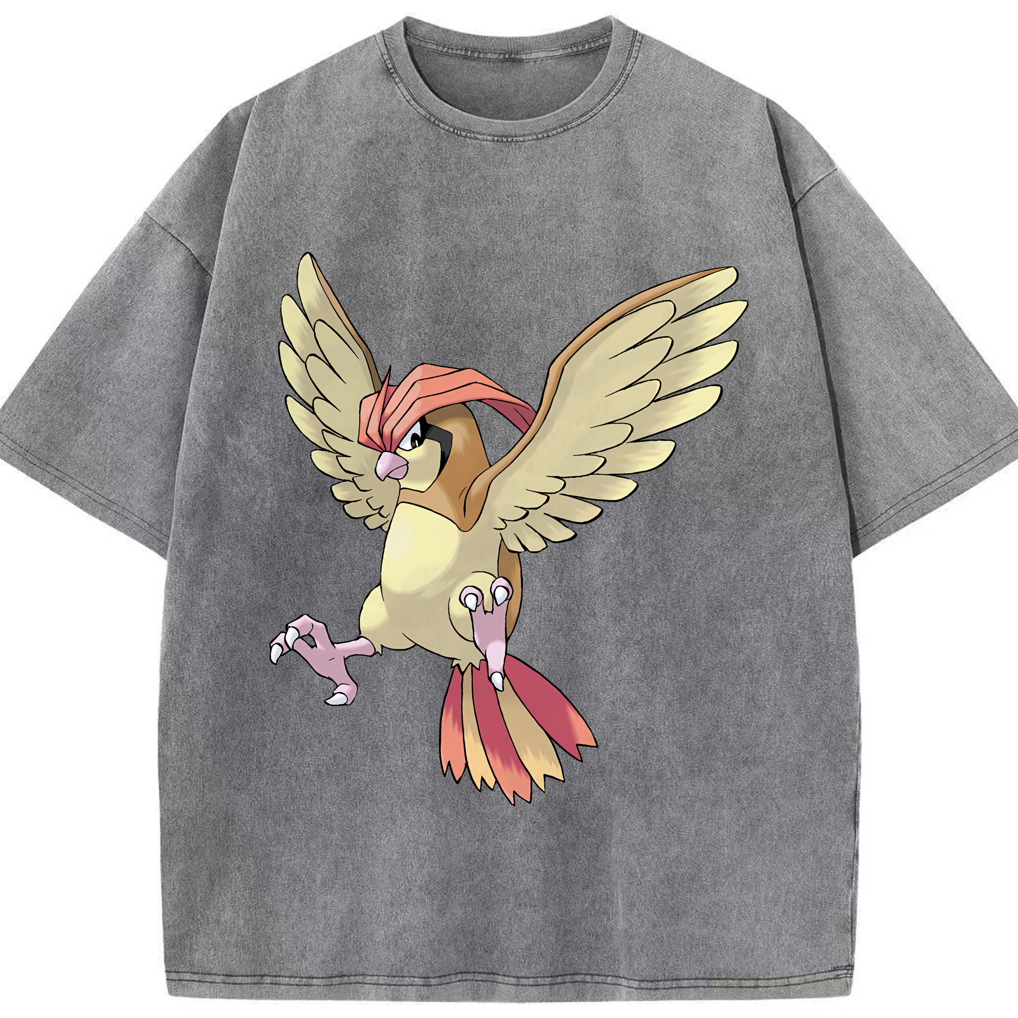 （画像用） ポケットモンスター Pokémon 綿100% ヴィンテージ風 半袖Tシャツ（フロントプリント）