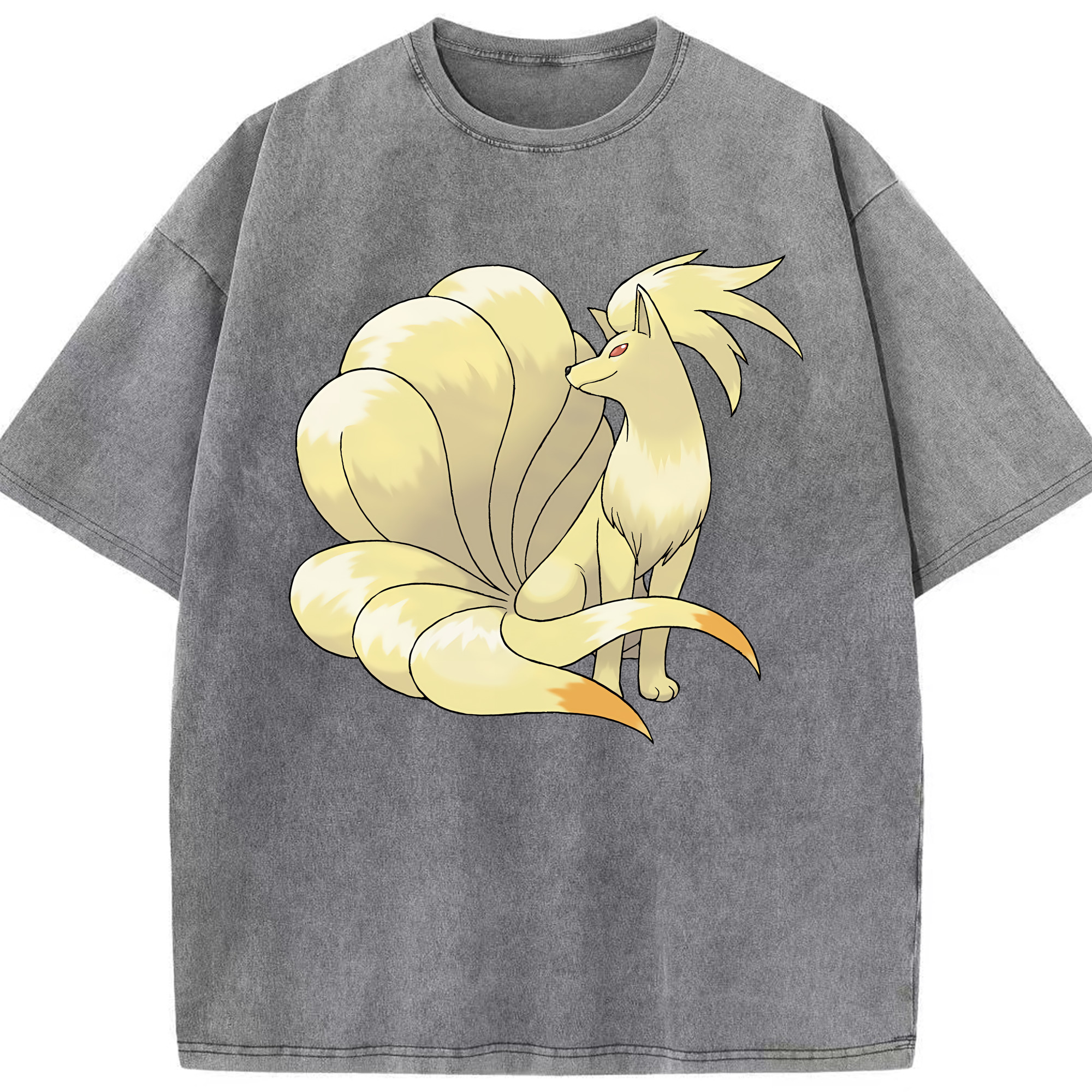 （画像用） ポケットモンスター Pokémon 綿100% ヴィンテージ風 半袖Tシャツ（フロントプリント）