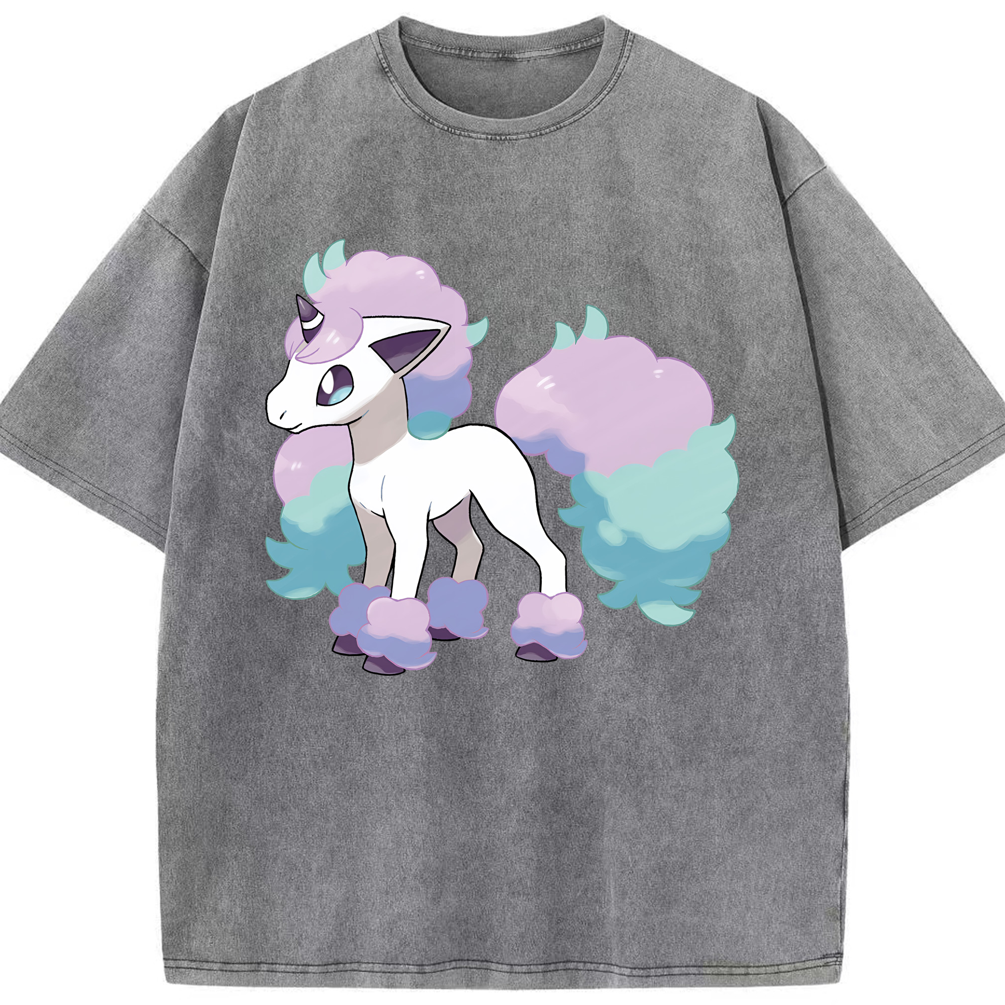 （画像用） ポケットモンスター Pokémon 綿100% ヴィンテージ風 半袖Tシャツ（フロントプリント）
