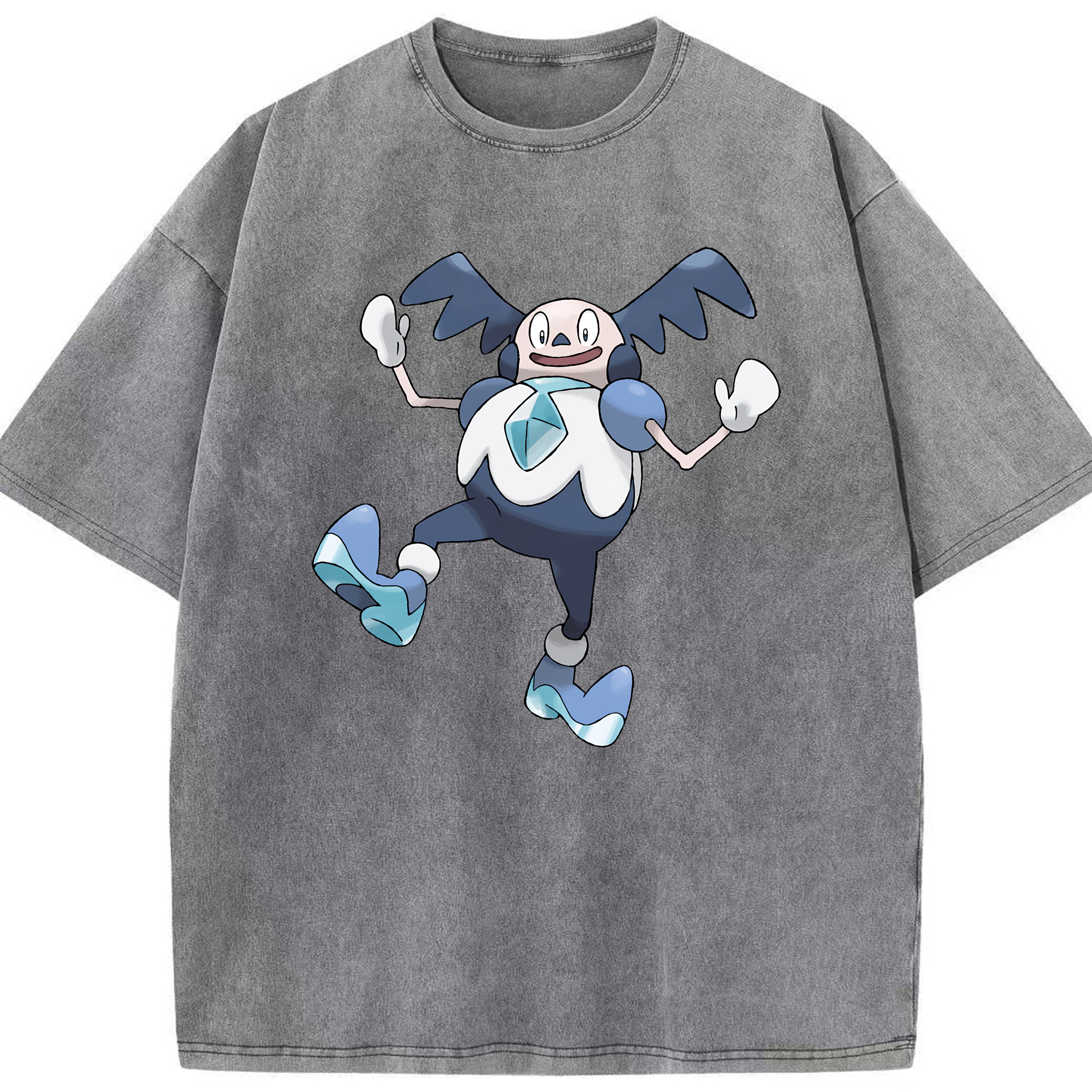 （画像用） ポケットモンスター Pokémon 綿100% ヴィンテージ風 半袖Tシャツ（フロントプリント）