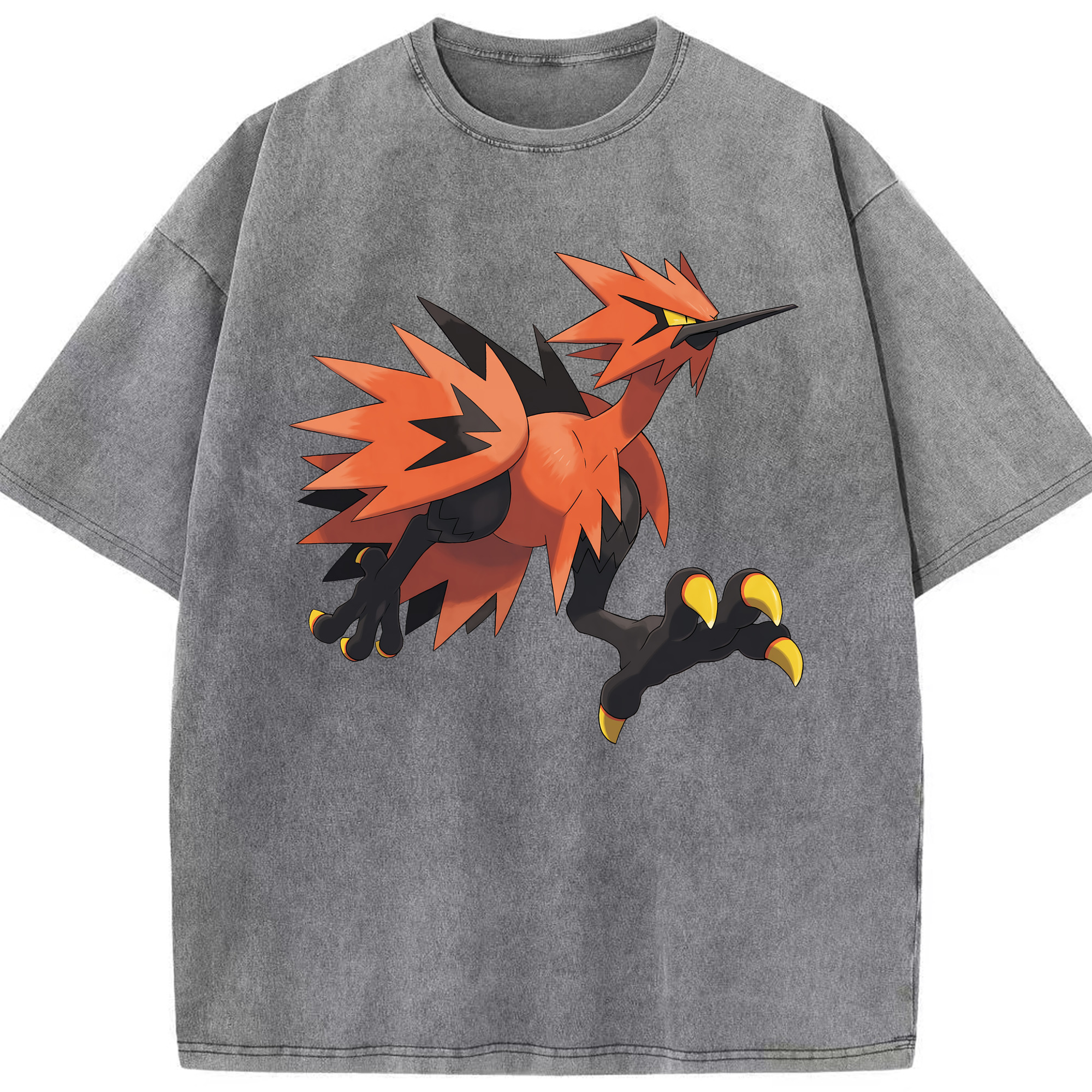 （画像用） ポケットモンスター Pokémon 綿100% ヴィンテージ風 半袖Tシャツ（フロントプリント）