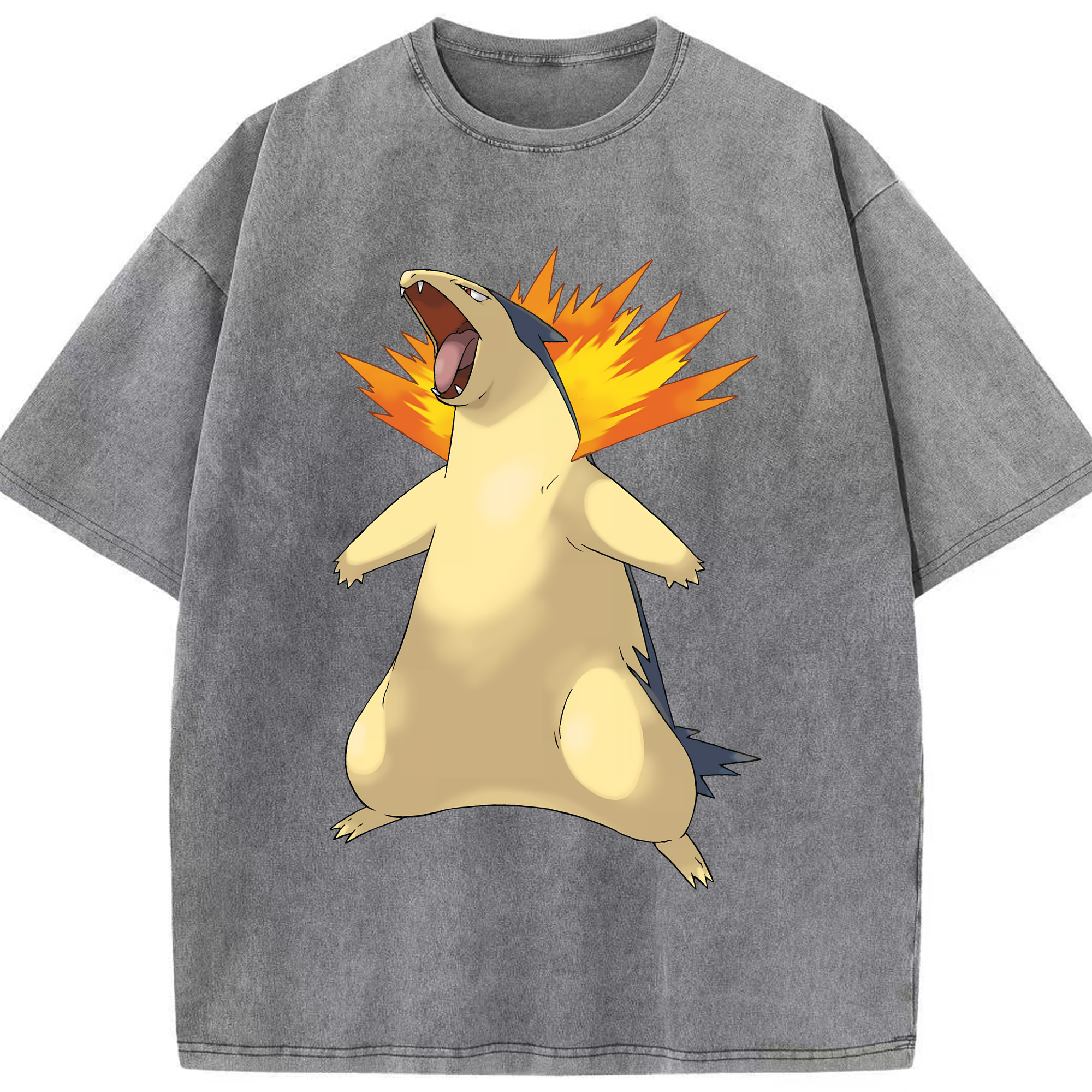 （画像用） ポケットモンスター Pokémon 綿100% ヴィンテージ風 半袖Tシャツ（フロントプリント）