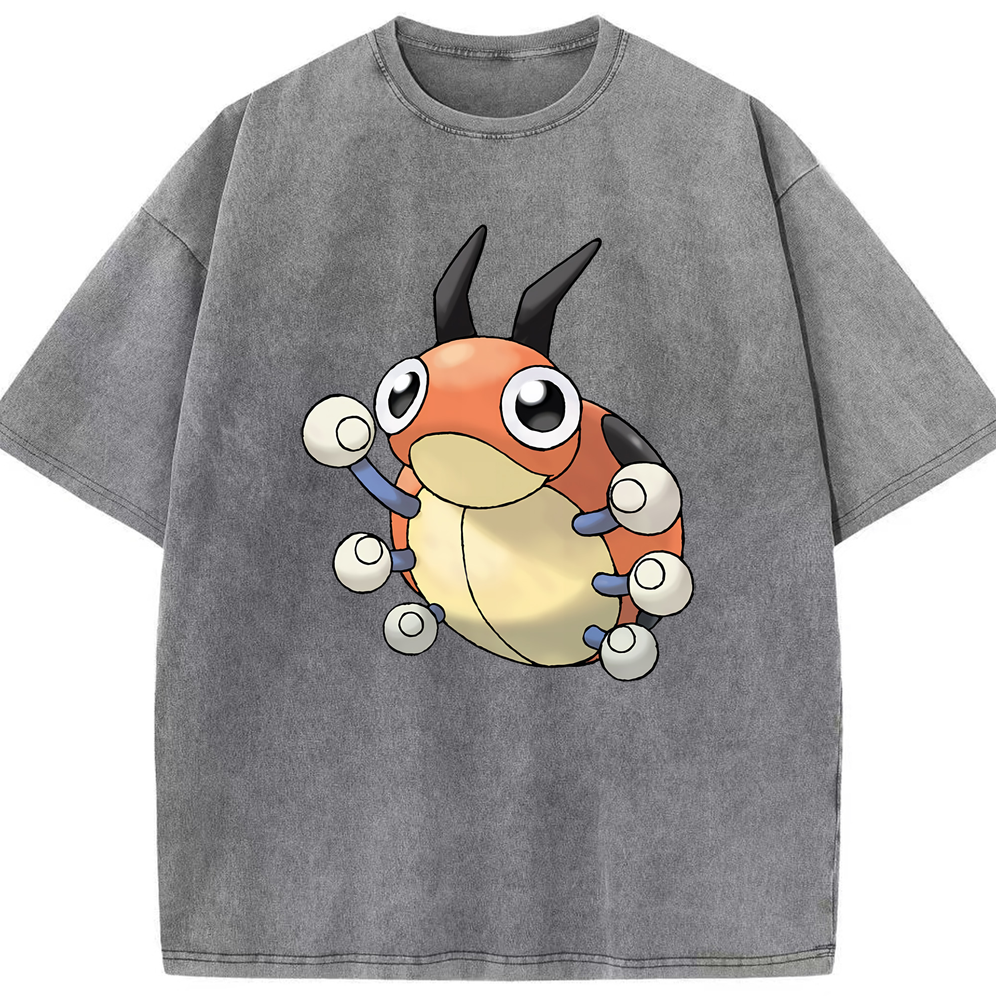 （画像用） ポケットモンスター Pokémon 綿100% ヴィンテージ風 半袖Tシャツ（フロントプリント）