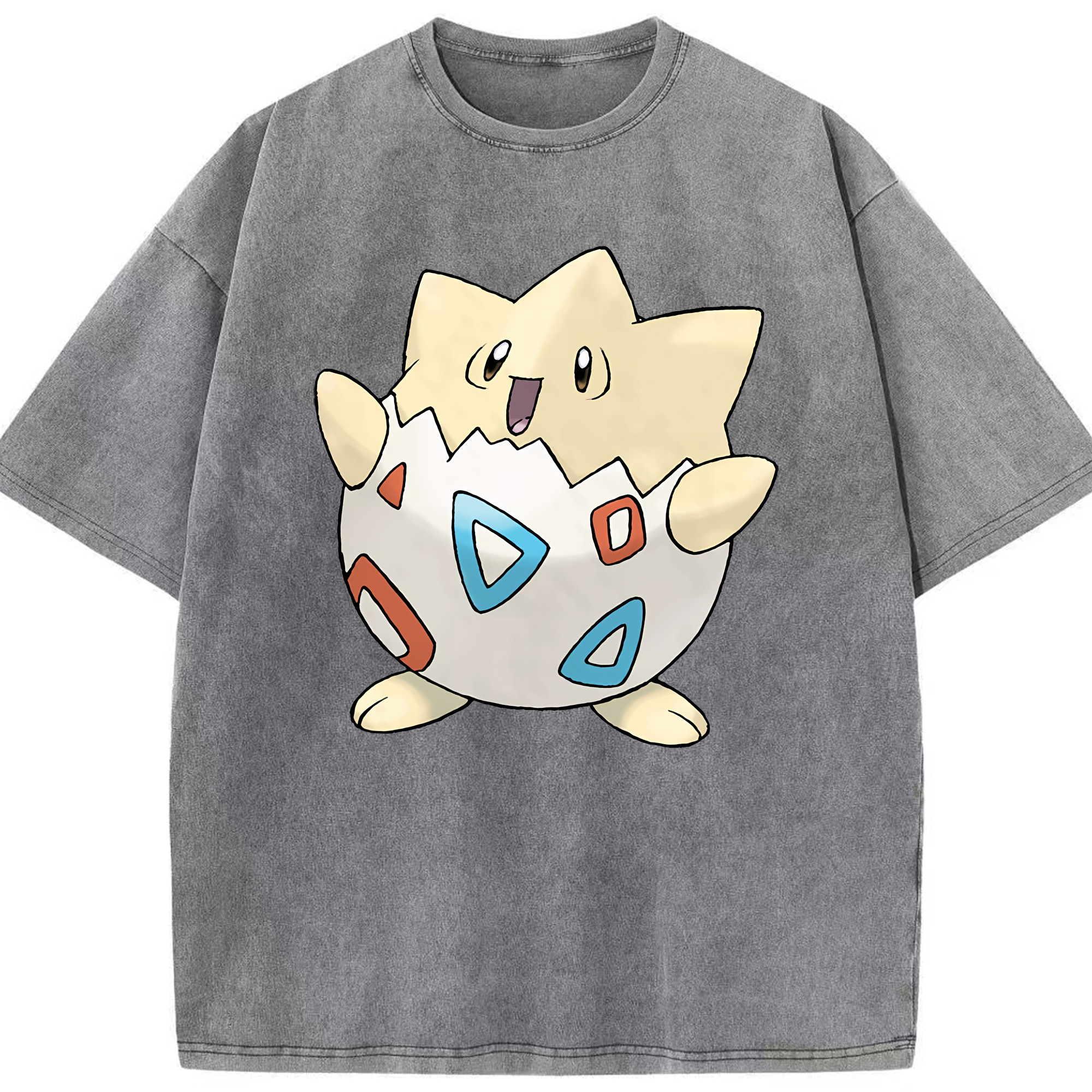 （画像用） ポケットモンスター Pokémon 綿100% ヴィンテージ風 半袖Tシャツ（フロントプリント）