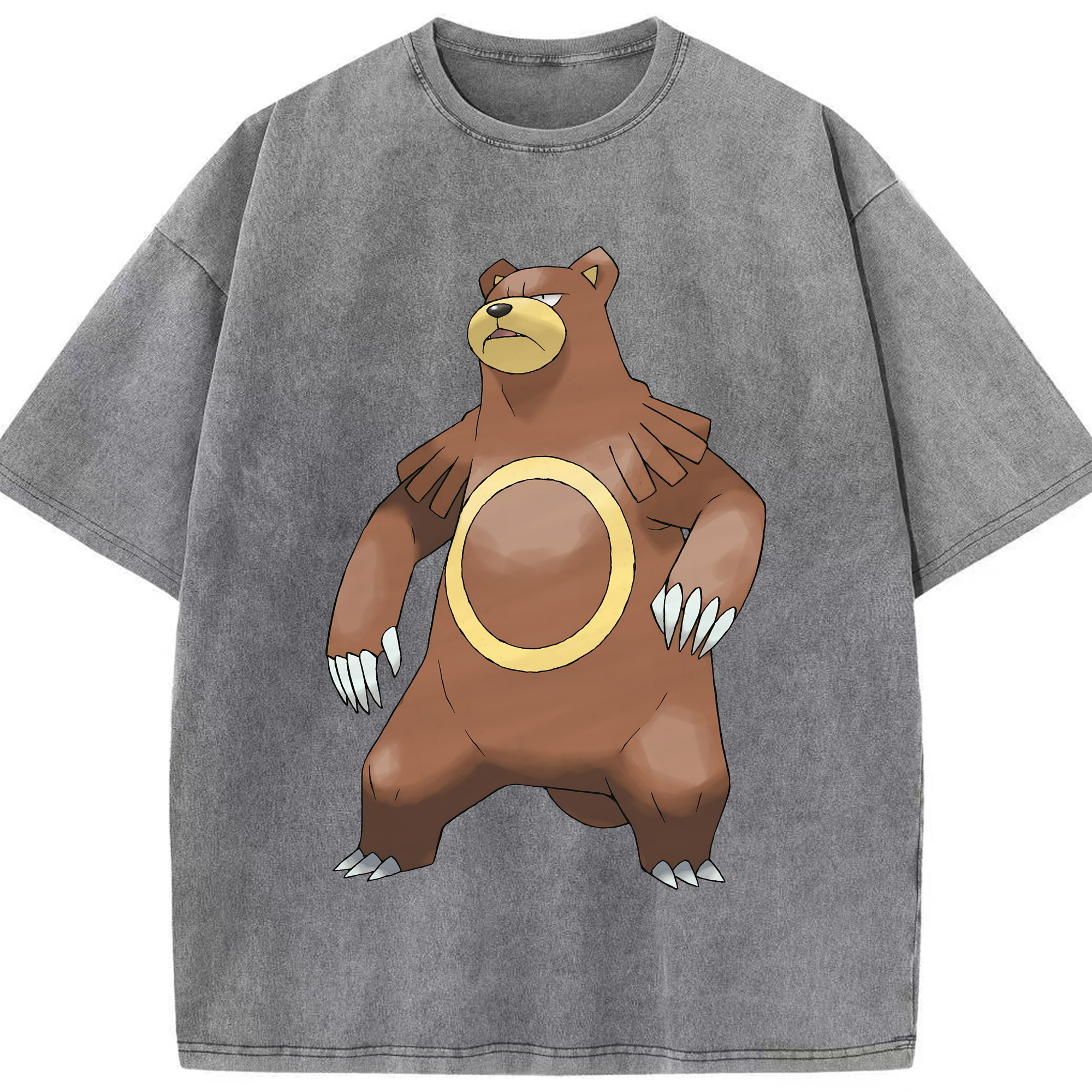 （画像用） ポケットモンスター Pokémon 綿100% ヴィンテージ風 半袖Tシャツ（フロントプリント）