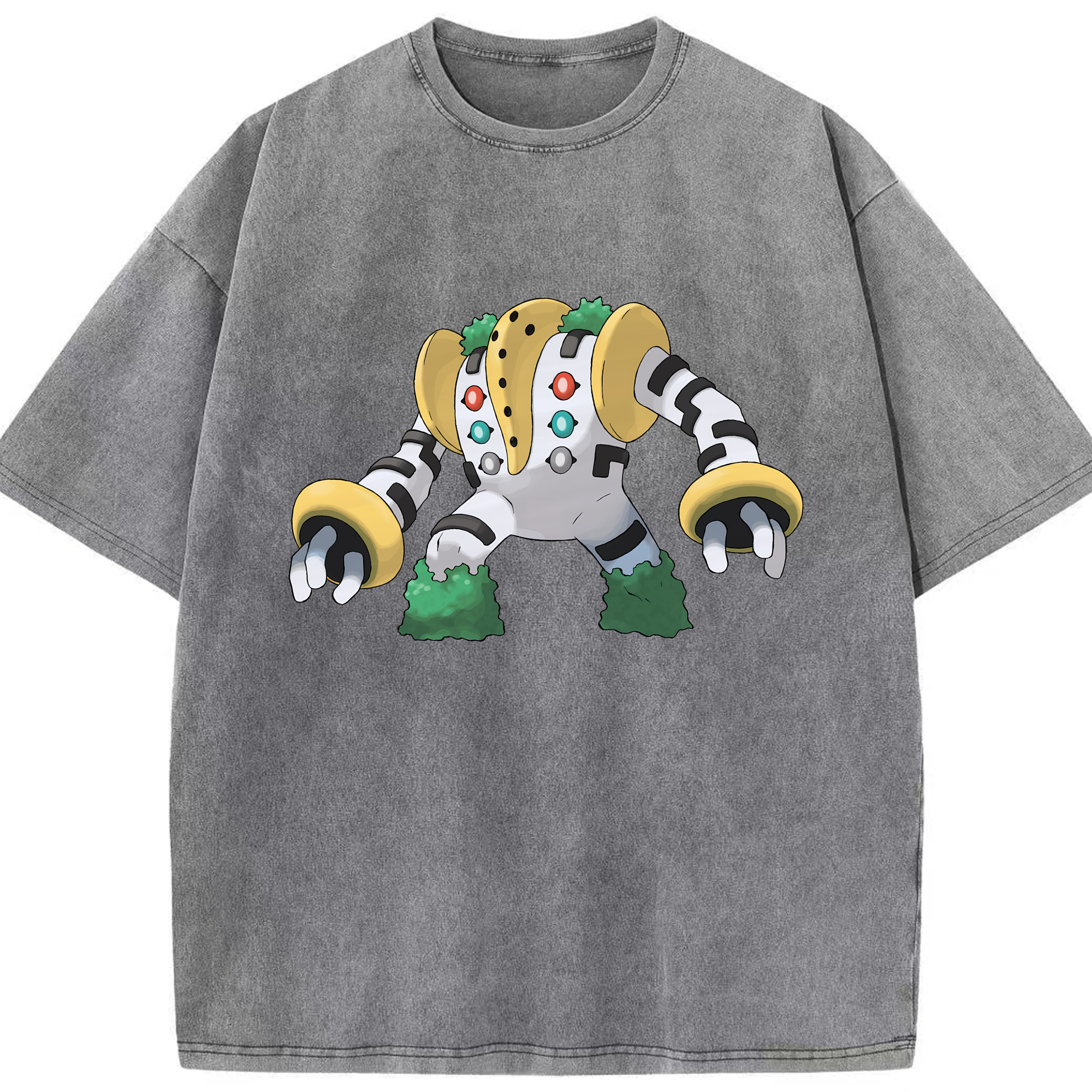 （画像用） ポケットモンスター Pokémon 綿100% ヴィンテージ風 半袖Tシャツ（フロントプリント）