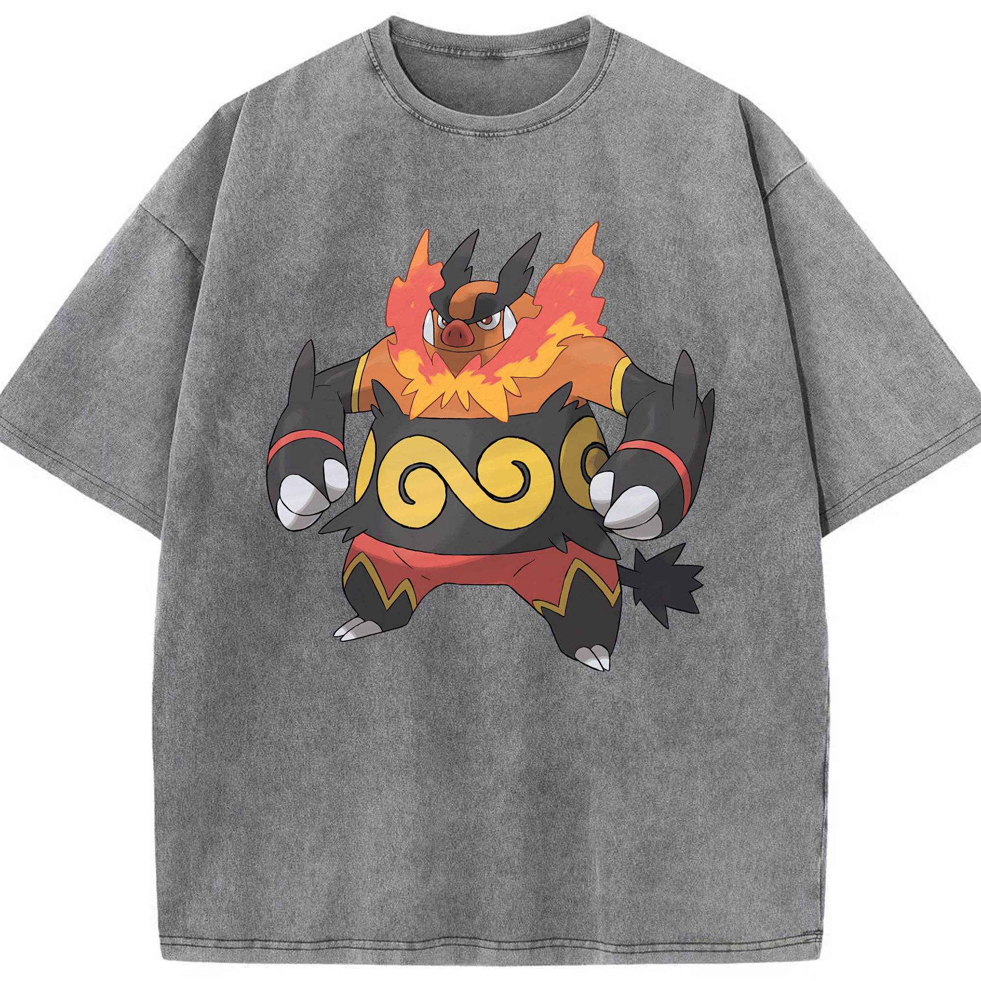 （画像用） ポケットモンスター Pokémon 綿100% ヴィンテージ風 半袖Tシャツ（フロントプリント）