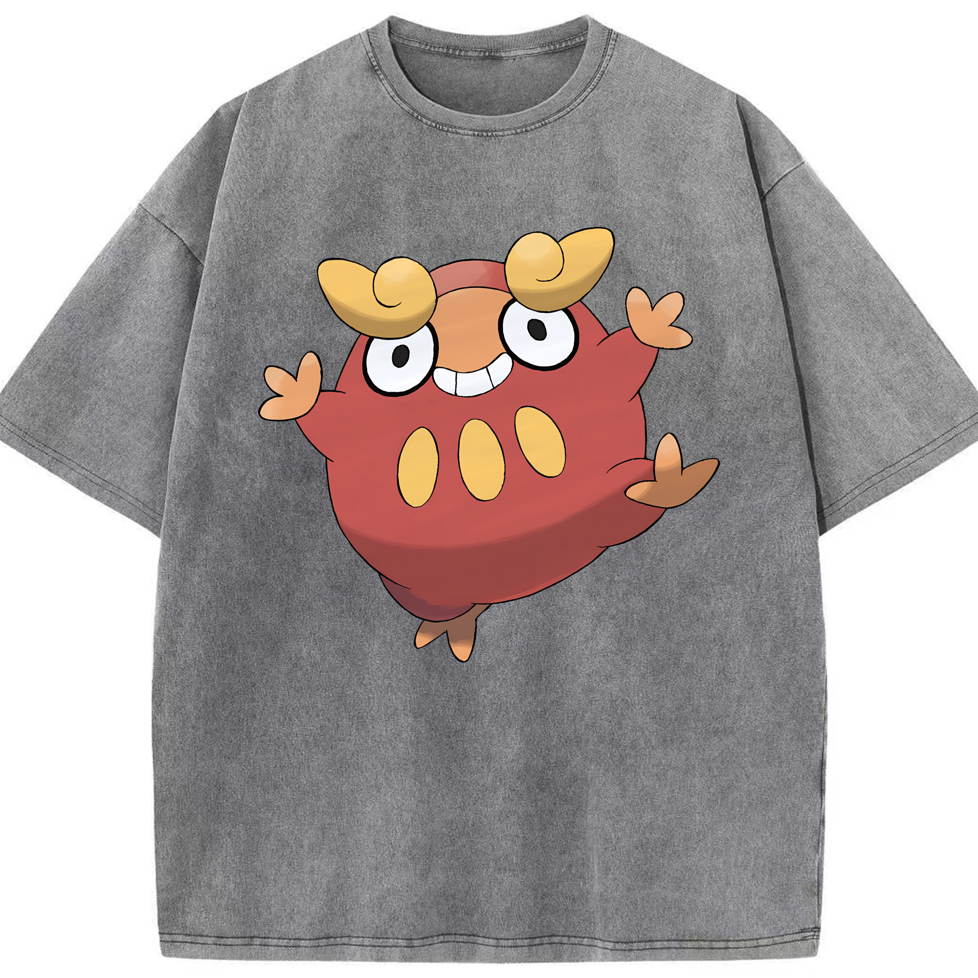 （画像用） ポケットモンスター Pokémon 綿100% ヴィンテージ風 半袖Tシャツ（フロントプリント）