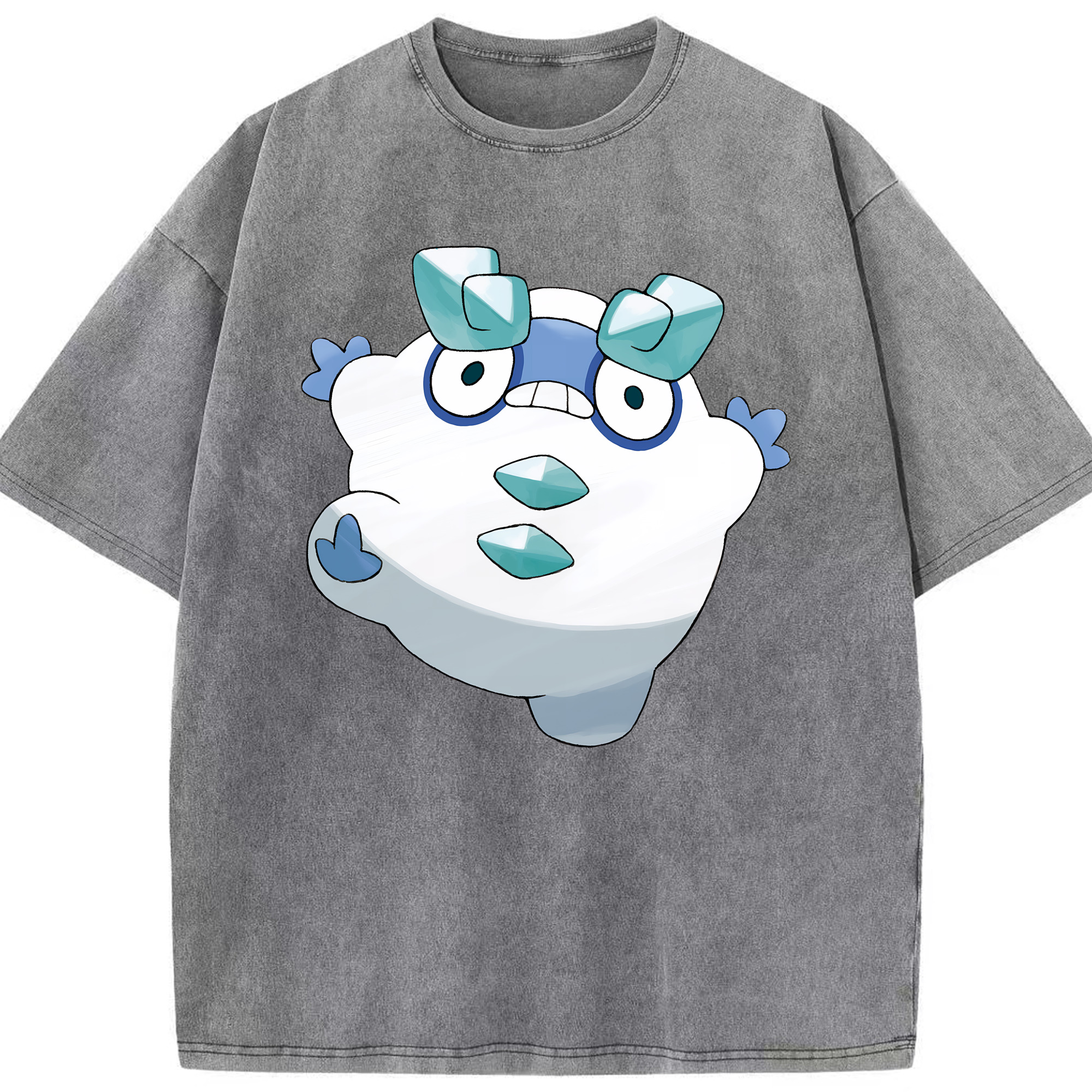 （画像用） ポケットモンスター Pokémon 綿100% ヴィンテージ風 半袖Tシャツ（フロントプリント）