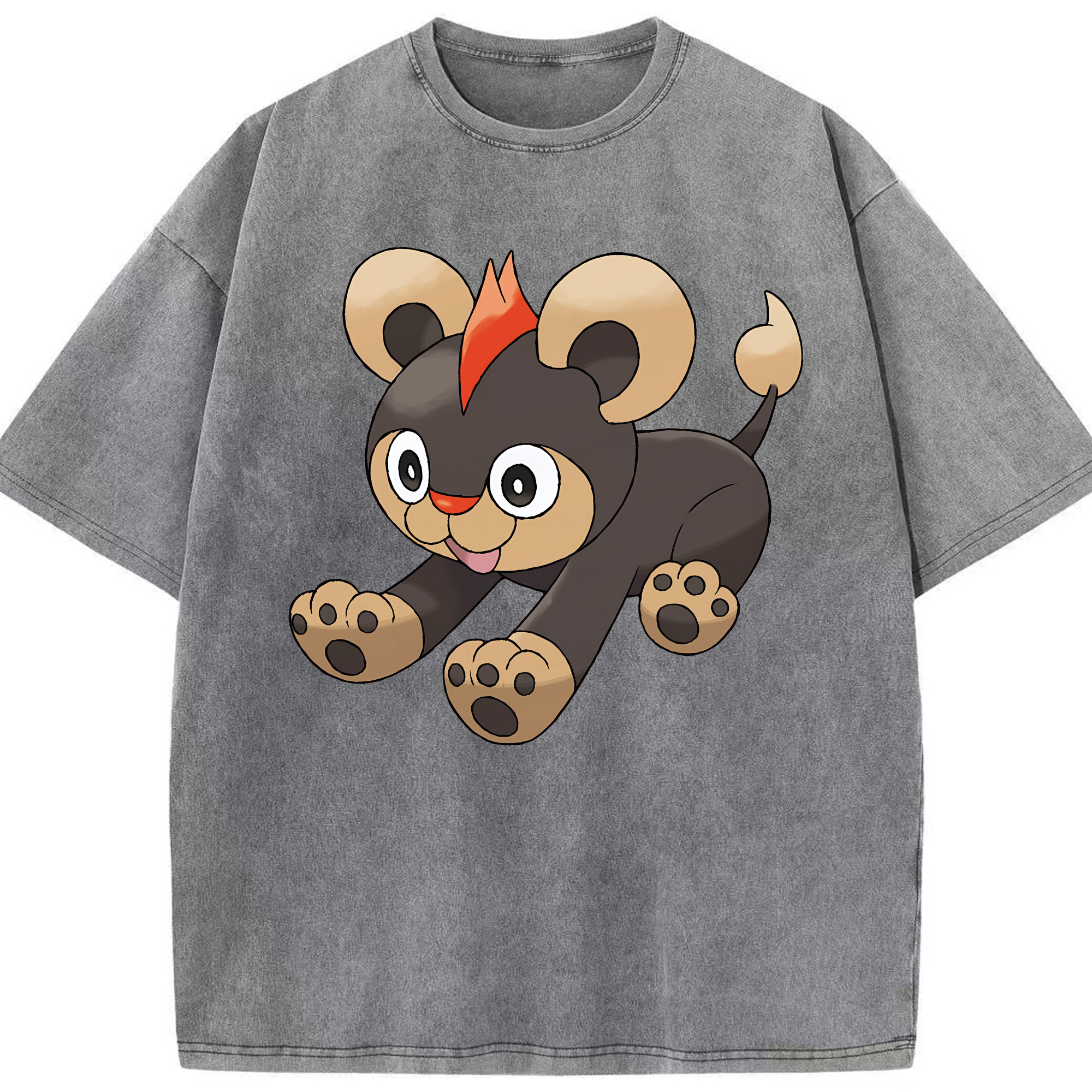 （画像用） ポケットモンスター Pokémon 綿100% ヴィンテージ風 半袖Tシャツ（フロントプリント）