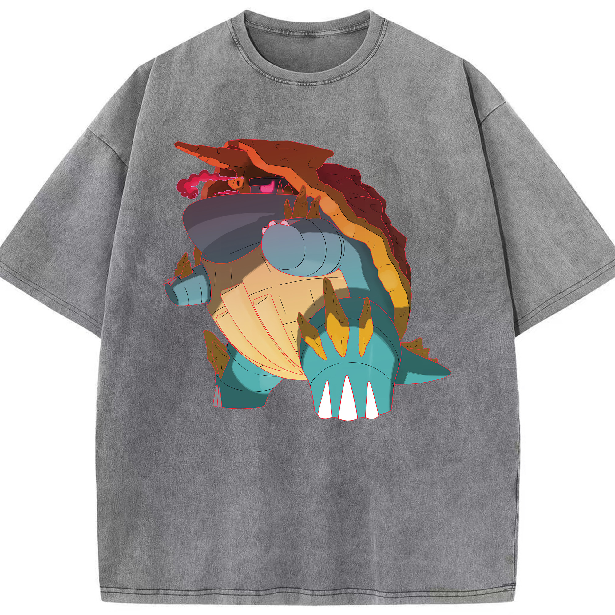 （画像用） ポケットモンスター Pokémon 綿100% ヴィンテージ風 半袖Tシャツ（フロントプリント）