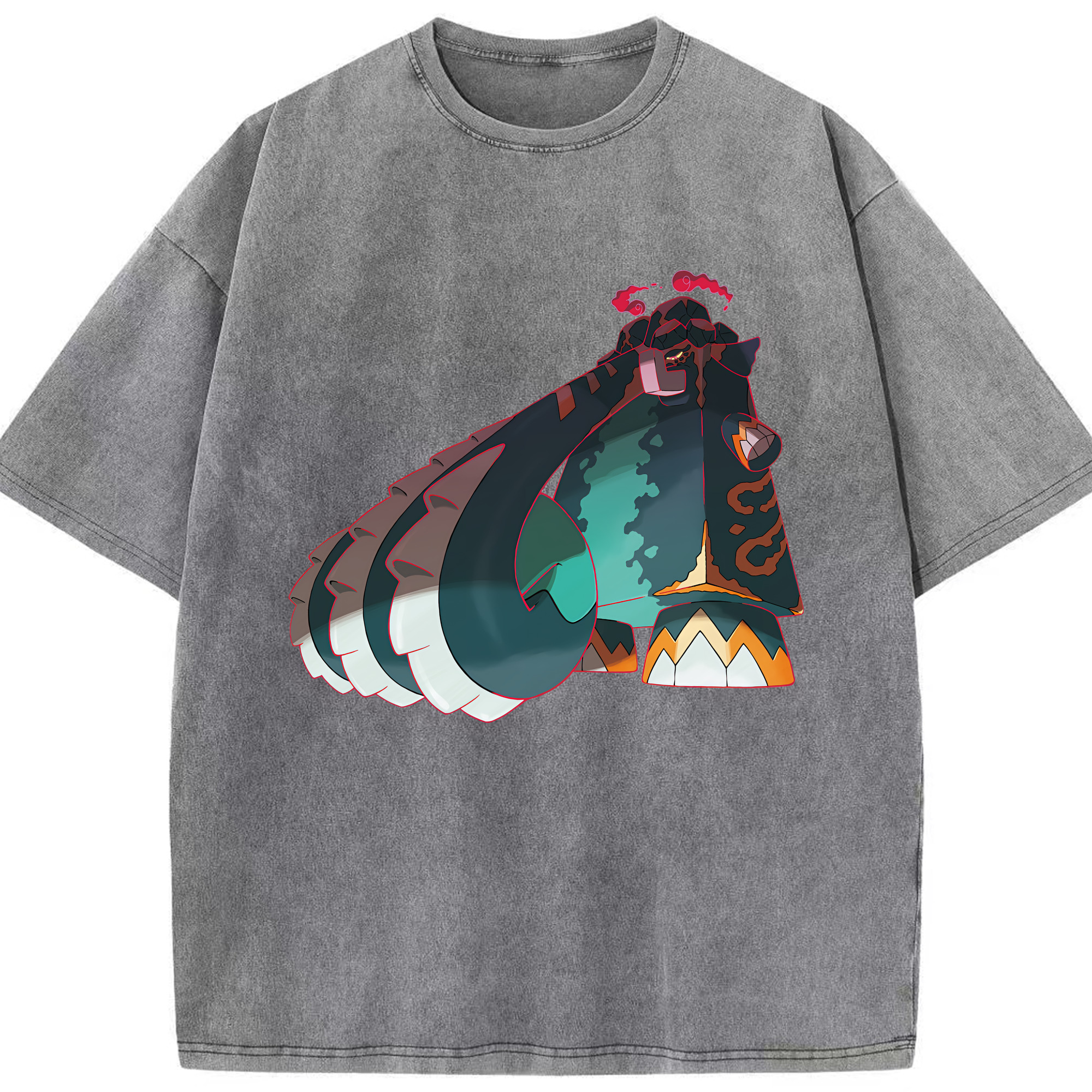 （画像用） ポケットモンスター Pokémon 綿100% ヴィンテージ風 半袖Tシャツ（フロントプリント）