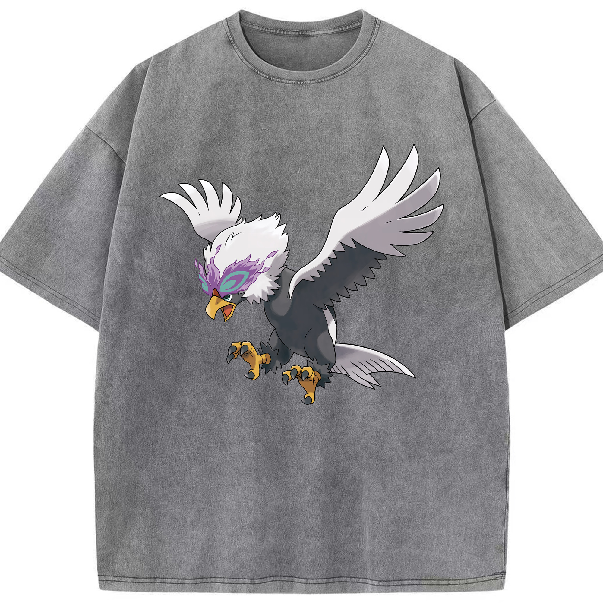 （画像用） ポケットモンスター Pokémon 綿100% ヴィンテージ風 半袖Tシャツ（フロントプリント）