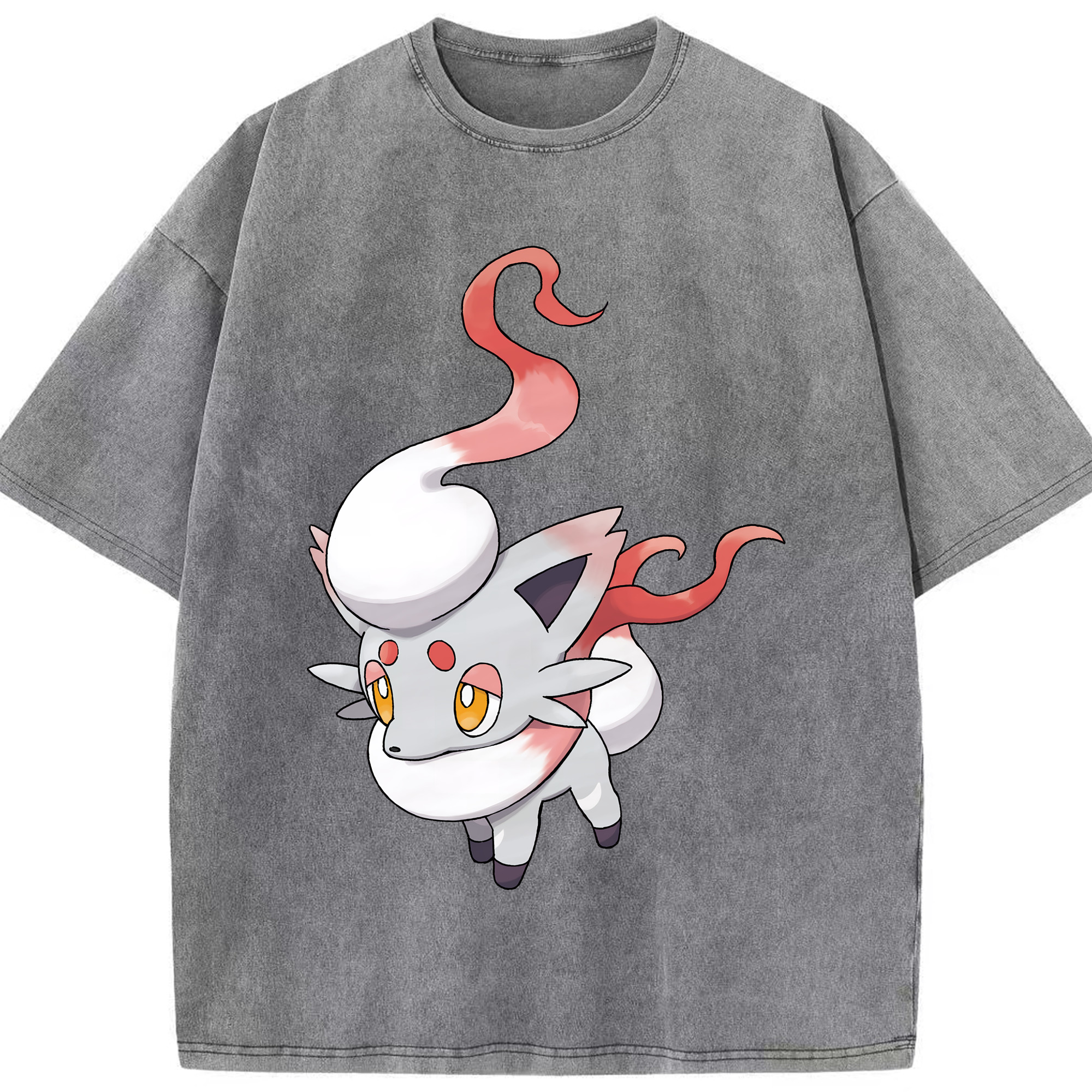 （画像用） ポケットモンスター Pokémon 綿100% ヴィンテージ風 半袖Tシャツ（フロントプリント）