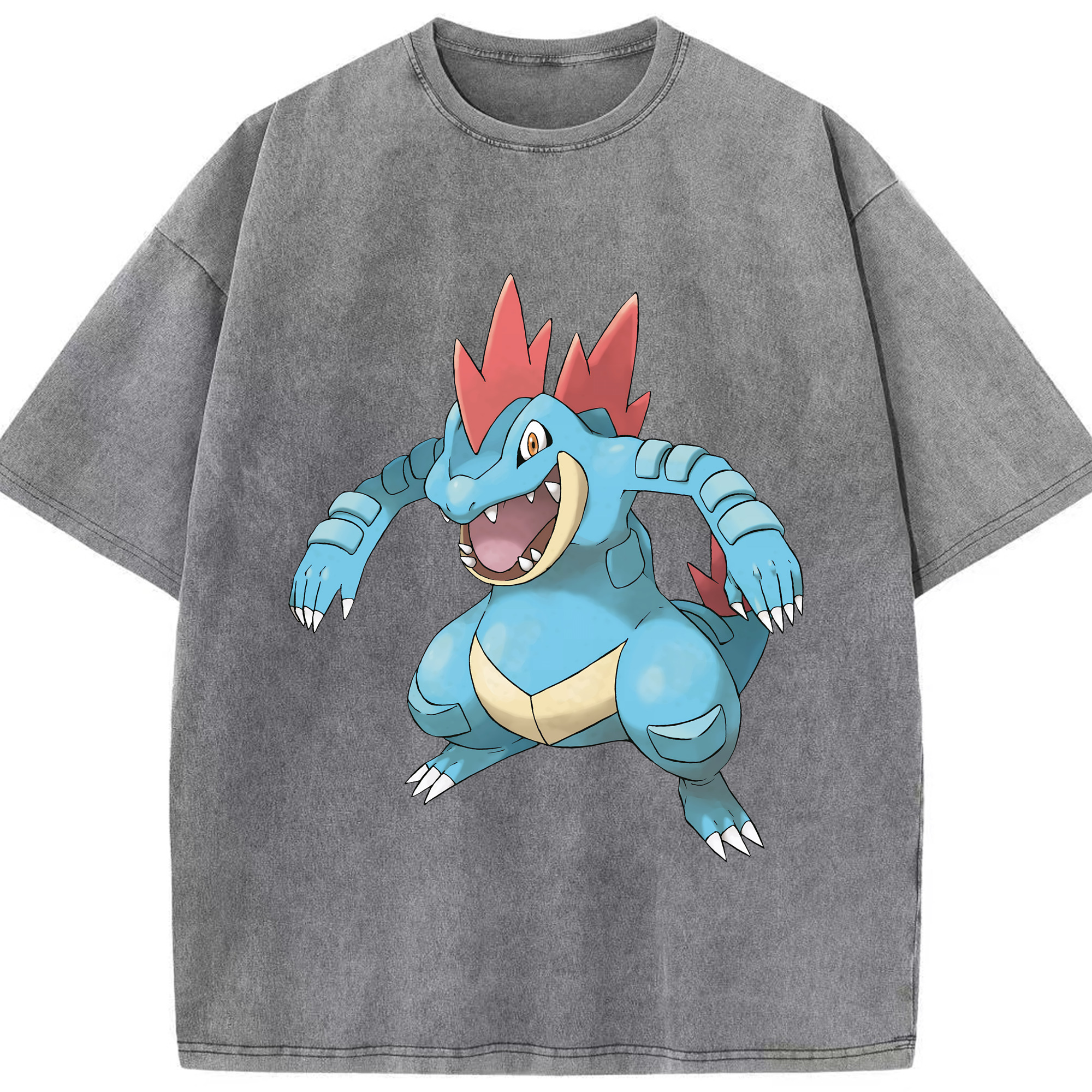 （画像用） ポケットモンスター Pokémon 綿100% ヴィンテージ風 半袖Tシャツ（フロントプリント）