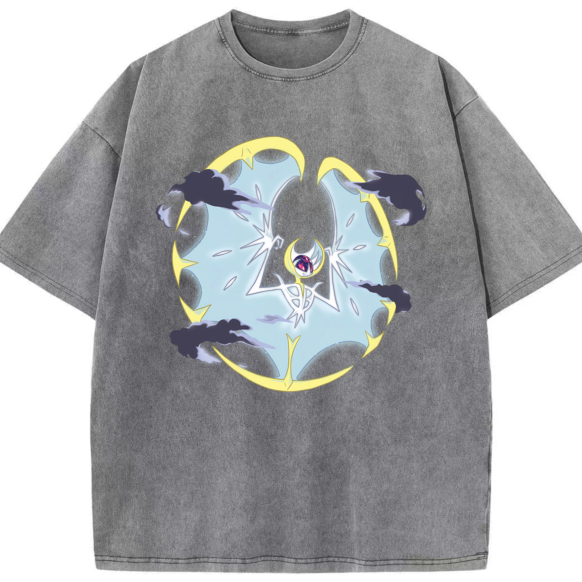 （画像用） ポケットモンスター Pokémon 綿100% ヴィンテージ風 半袖Tシャツ（フロントプリント）