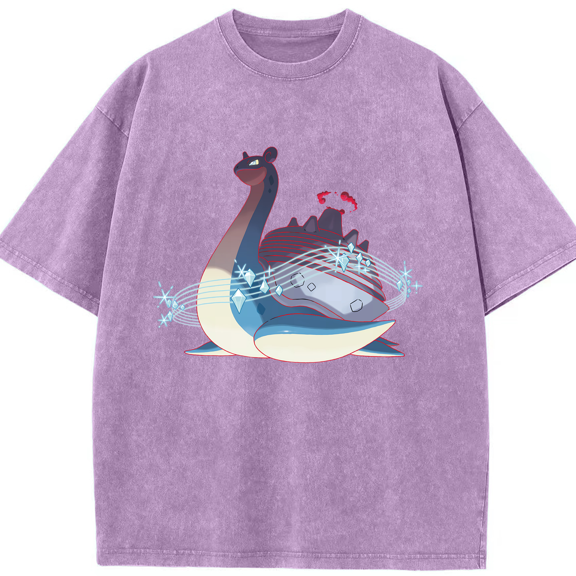 （画像用） ポケットモンスター Pokémon 綿100% ヴィンテージ風 半袖Tシャツ（フロントプリント）