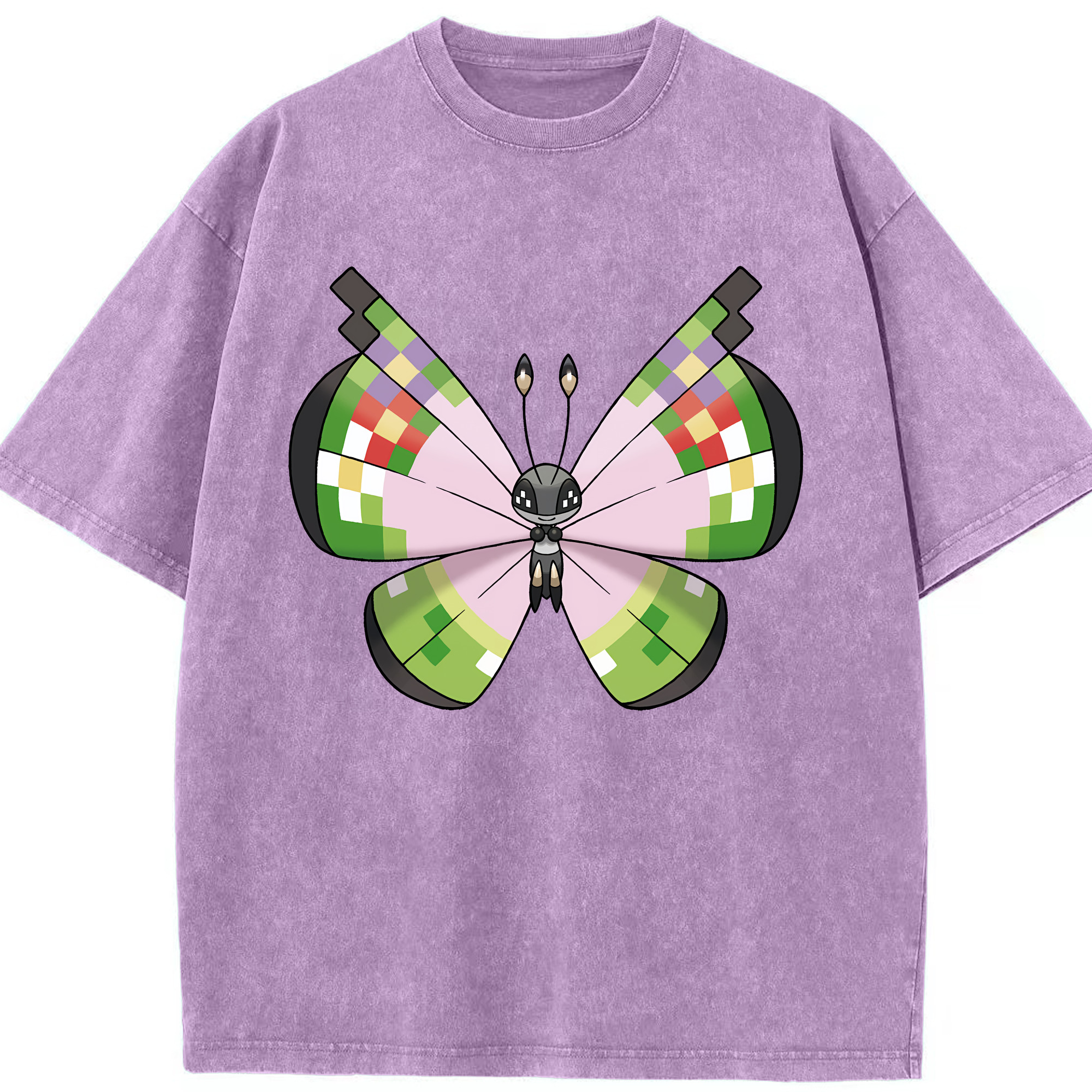 （画像用） ポケットモンスター Pokémon 綿100% ヴィンテージ風 半袖Tシャツ（フロントプリント）