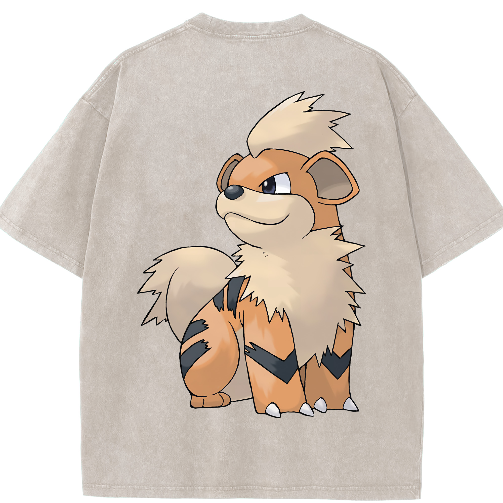 （画像用） ポケットモンスター Pokémon 綿100% ヴィンテージ風 半袖Tシャツ（背面プリント）