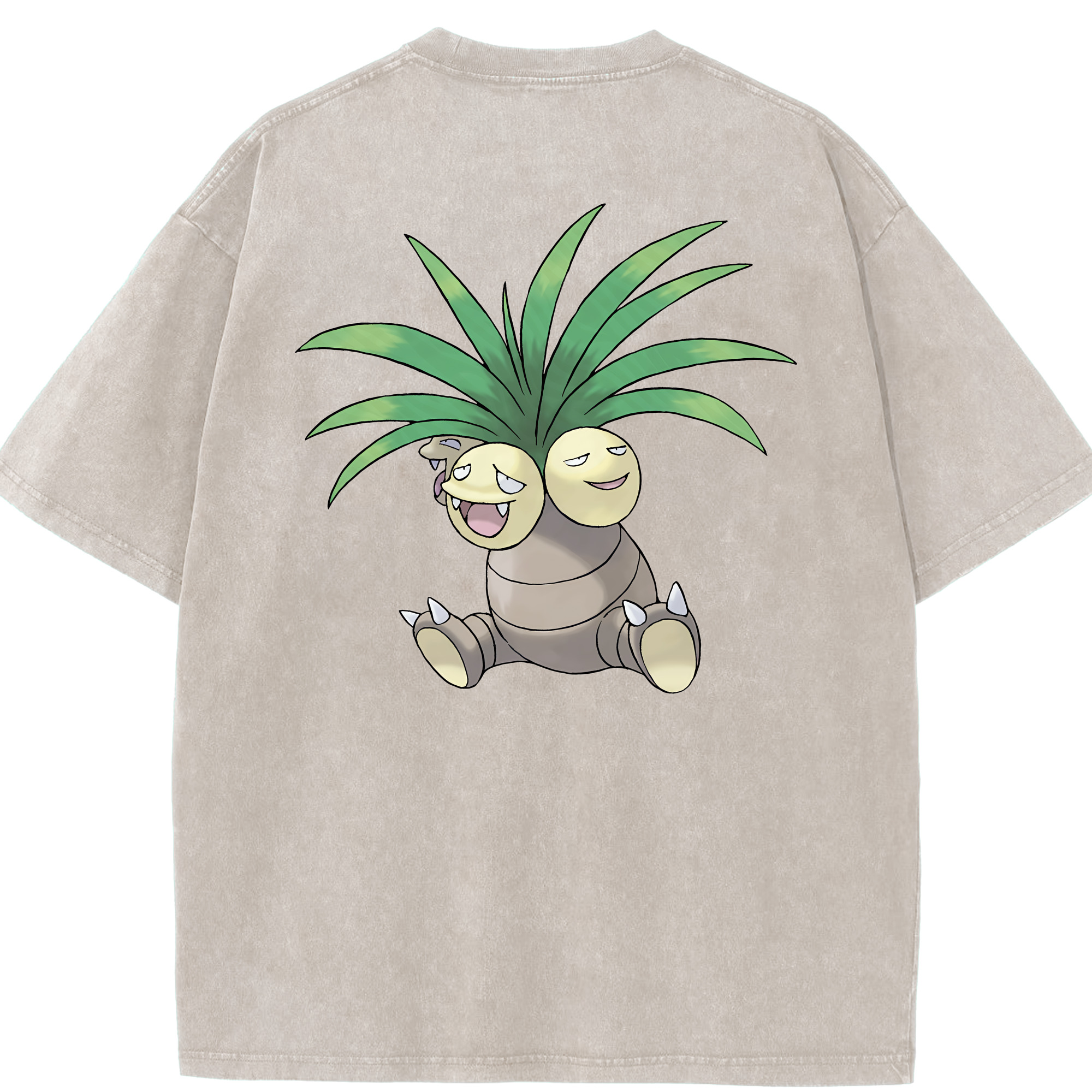 （画像用） ポケットモンスター Pokémon 綿100% ヴィンテージ風 半袖Tシャツ（背面プリント）